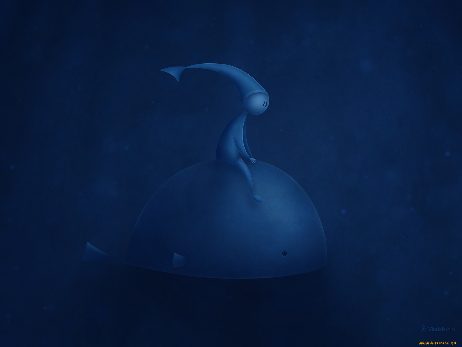 рисованные, vladstudio, кит