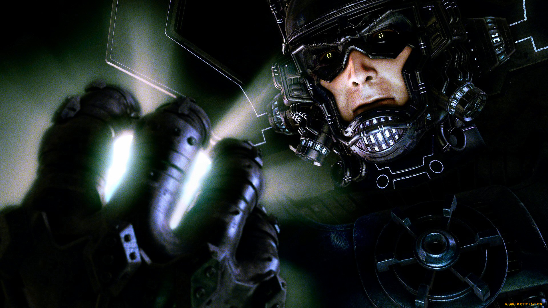 cyborg, фэнтези, роботы, киборги, механизмы, киборг