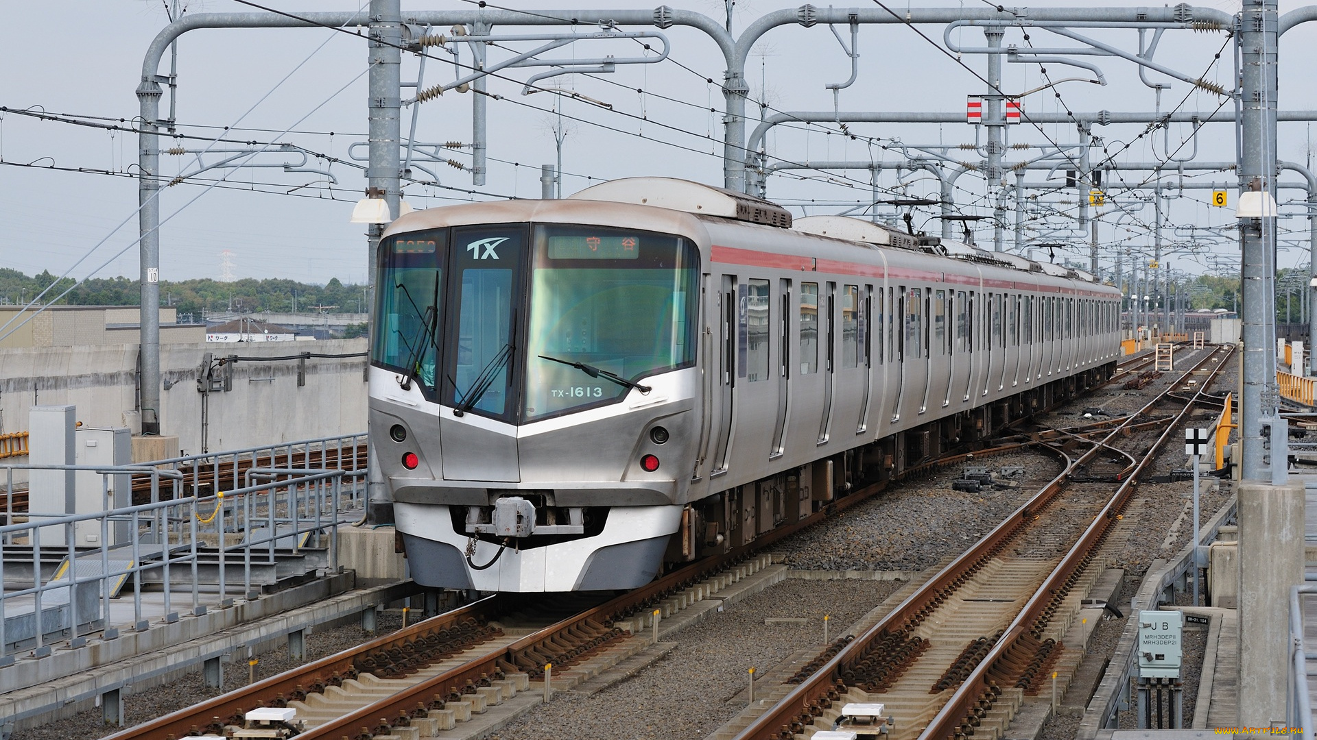 техника, электрички, рельсы