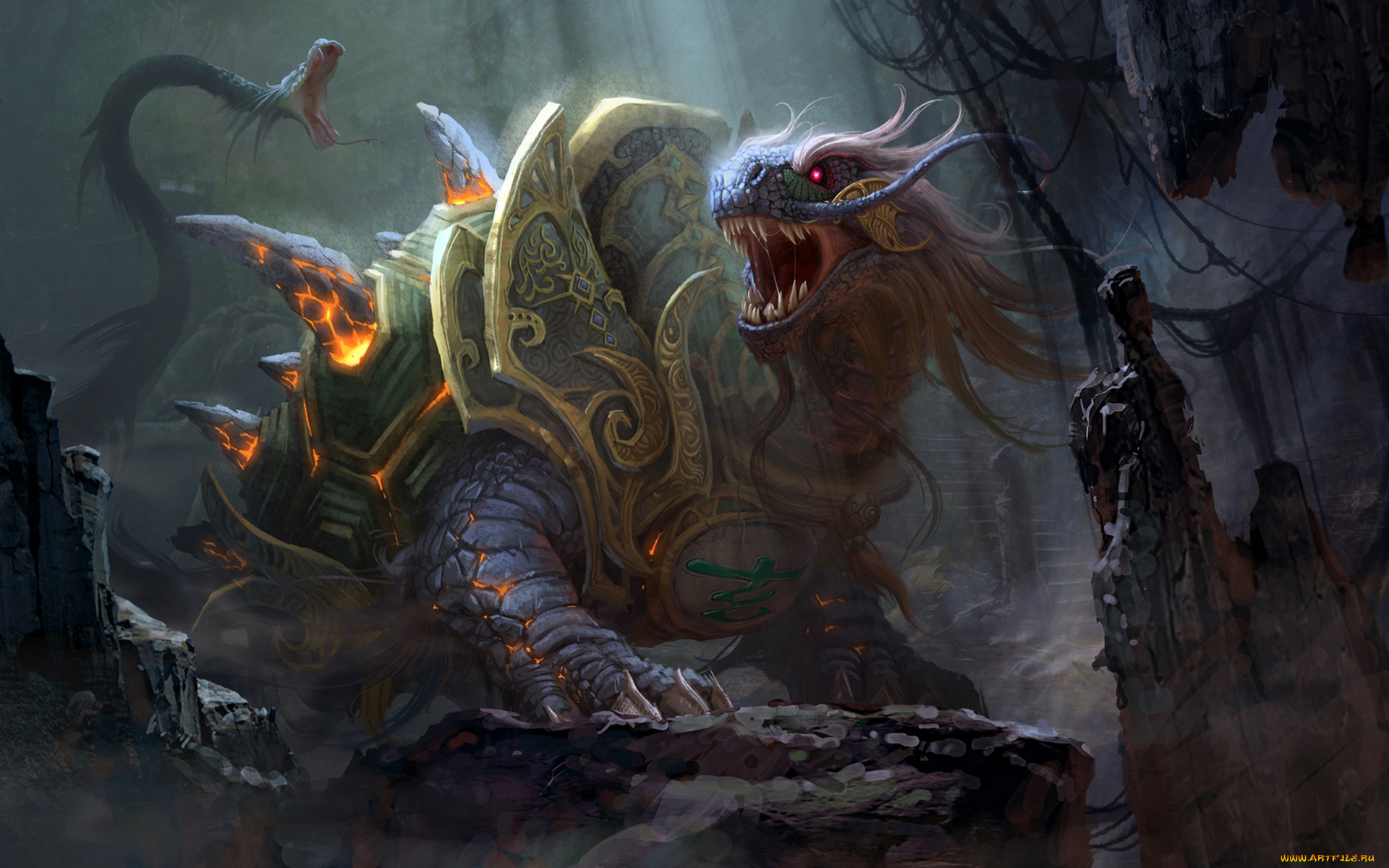 monster, видео, игры, battle, of, the, immortals, монстр, подземелье, чудовище