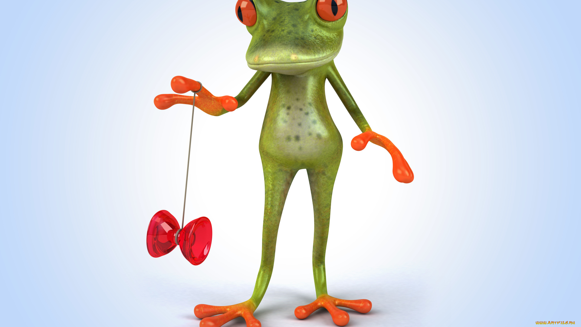 3д, графика, юмор, , humor, лягушка, cartoon, frog, unny