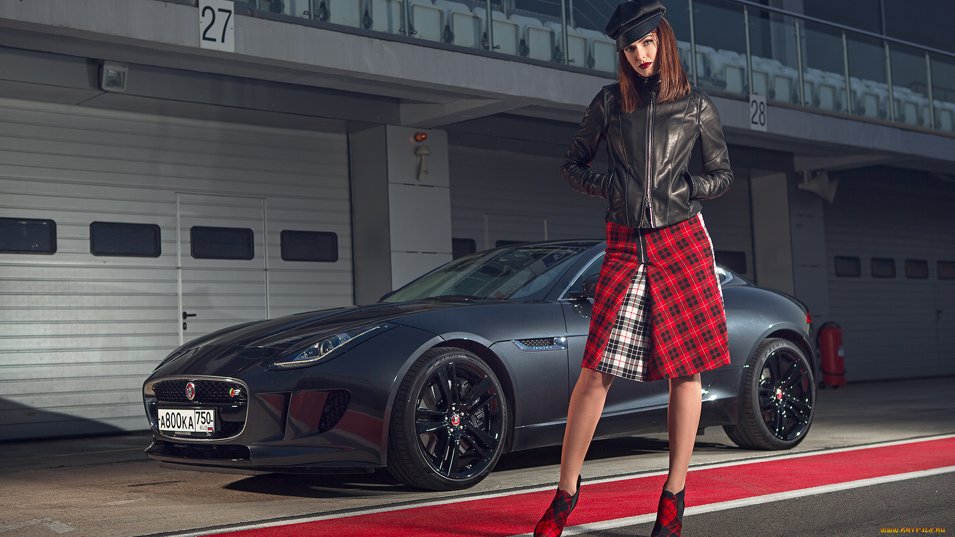 автомобили, авто, с, девушками, jaguar