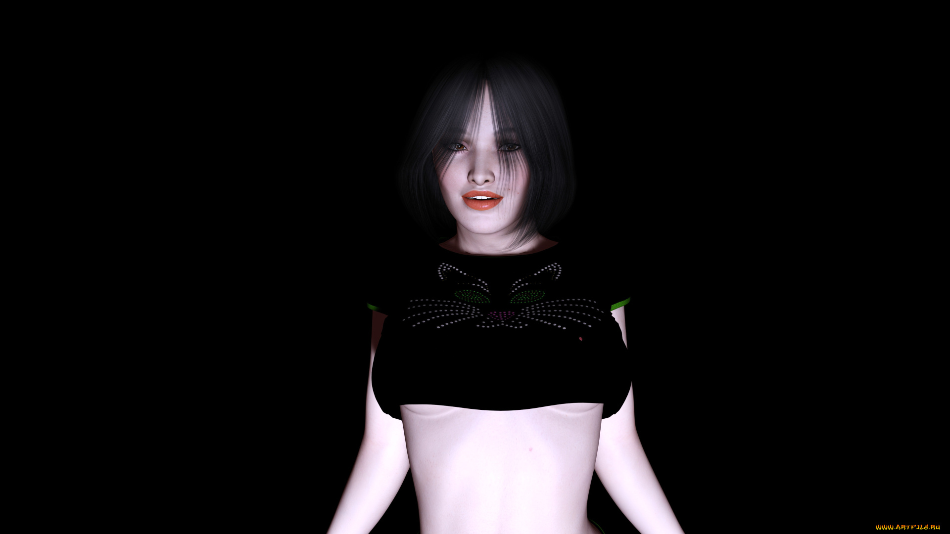 erika, 3д, графика, люди, , people, девушка, взгляд, фон