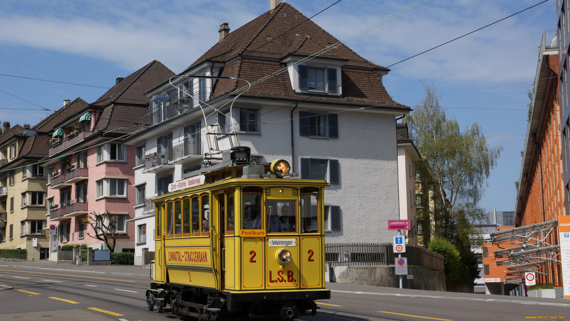 техника, трамваи, трамвай, город, рельсы