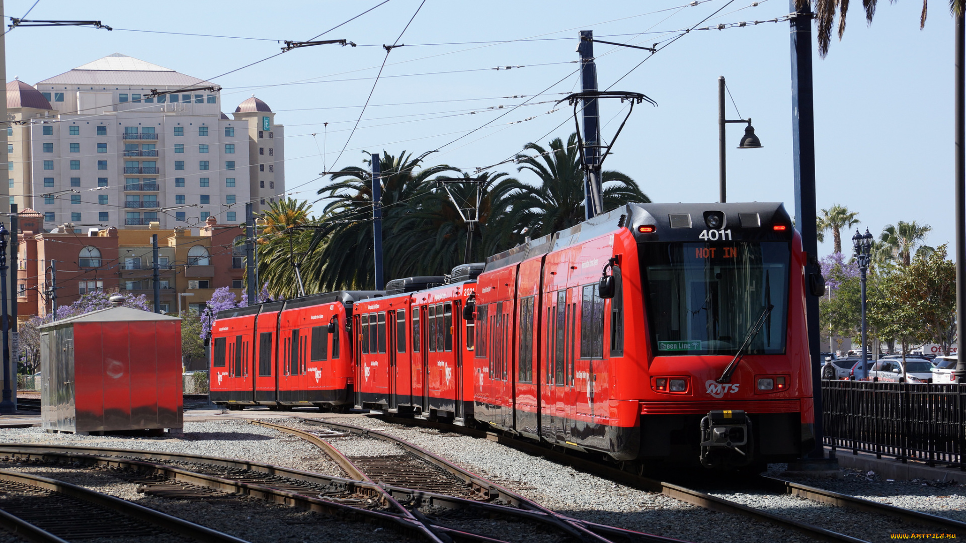 техника, трамваи, трамвай, город, рельсы