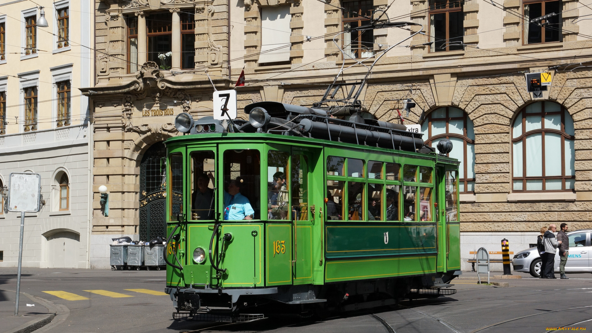 техника, трамваи, трамвай, город, рельсы