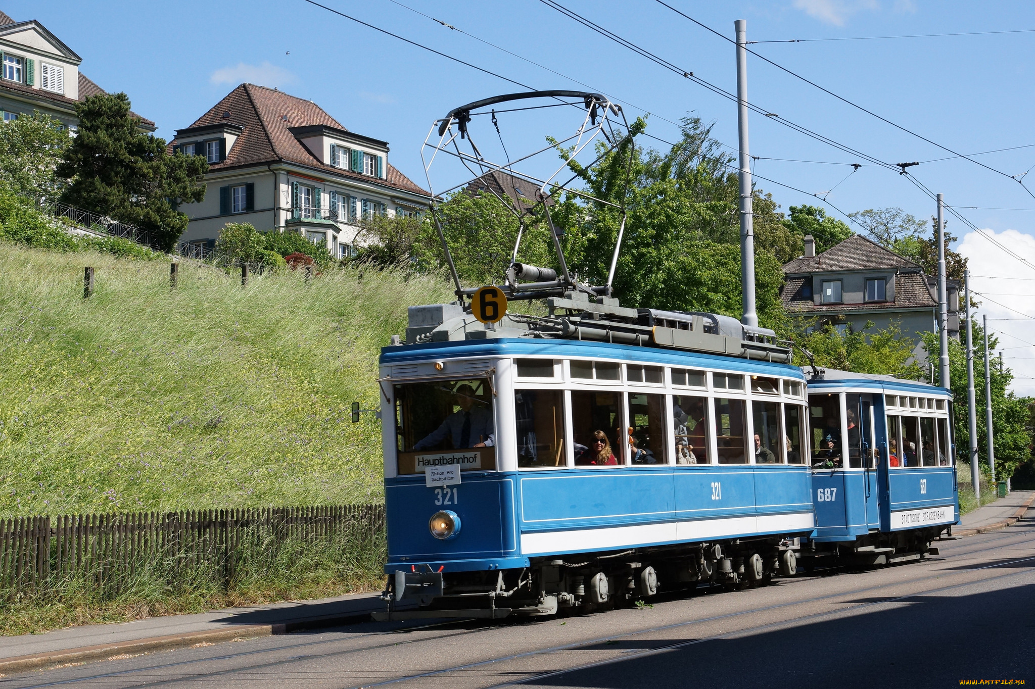 техника, трамваи, трамвай, город, рельсы