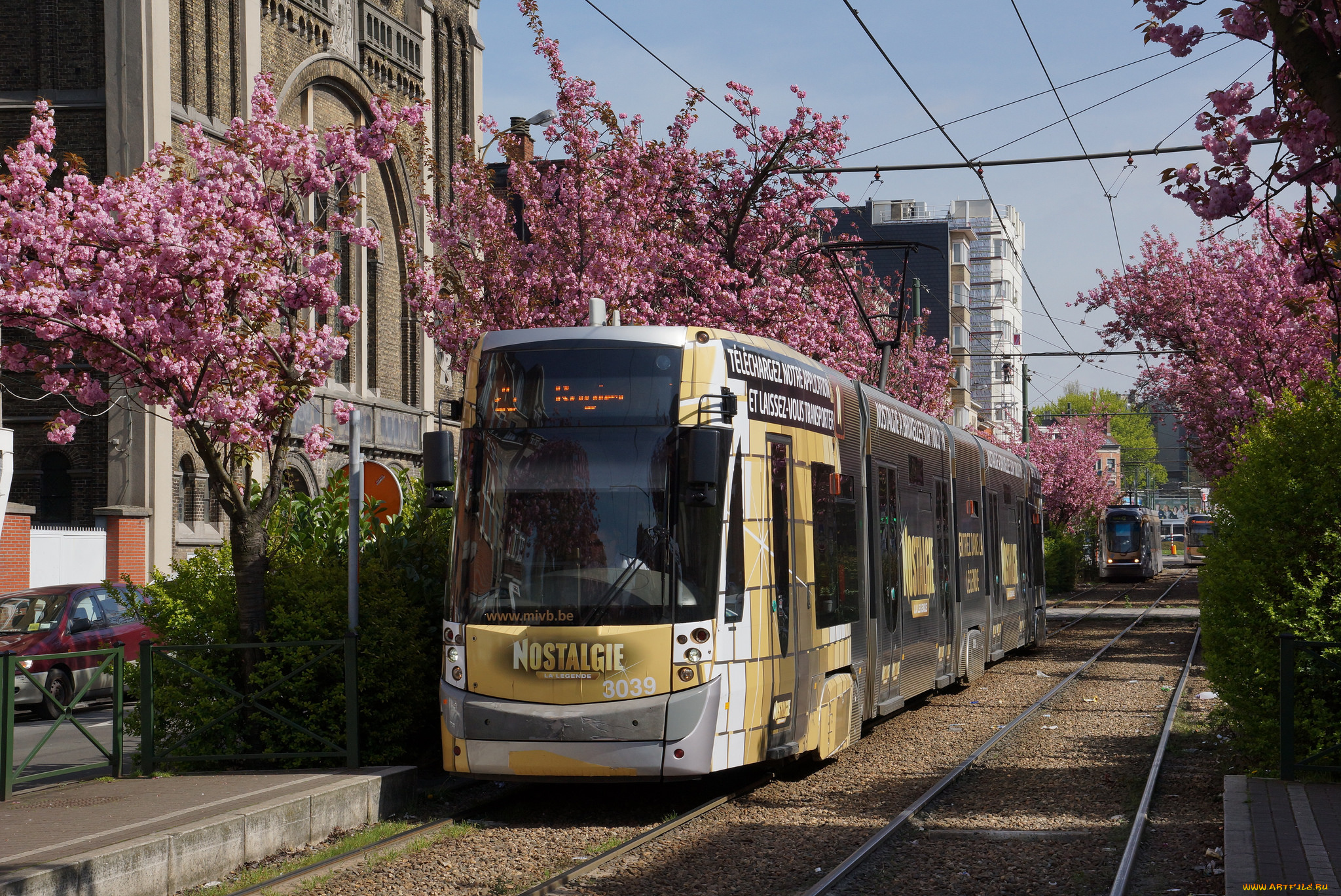 техника, трамваи, трамвай, город, рельсы