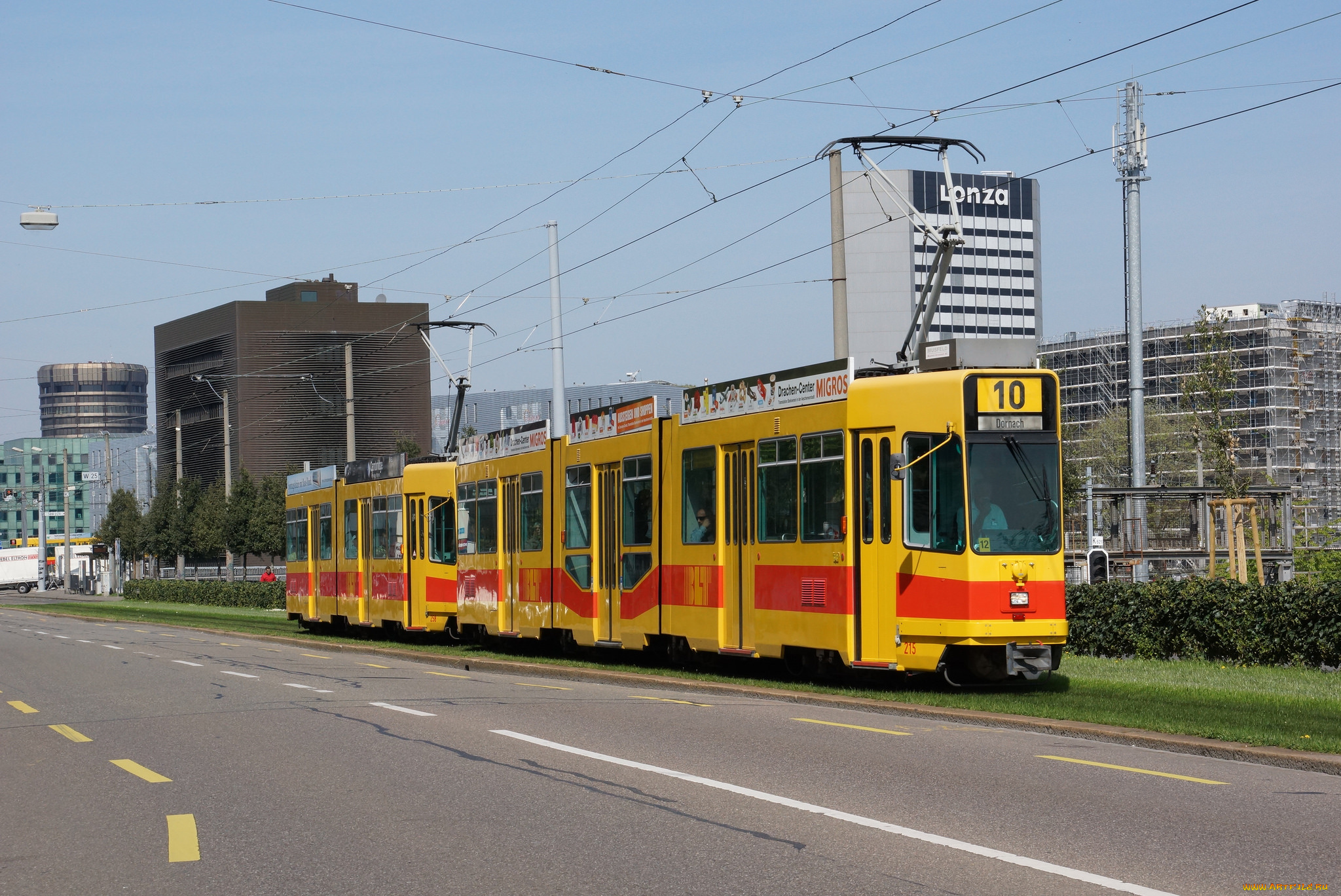 техника, трамваи, трамвай, город, рельсы