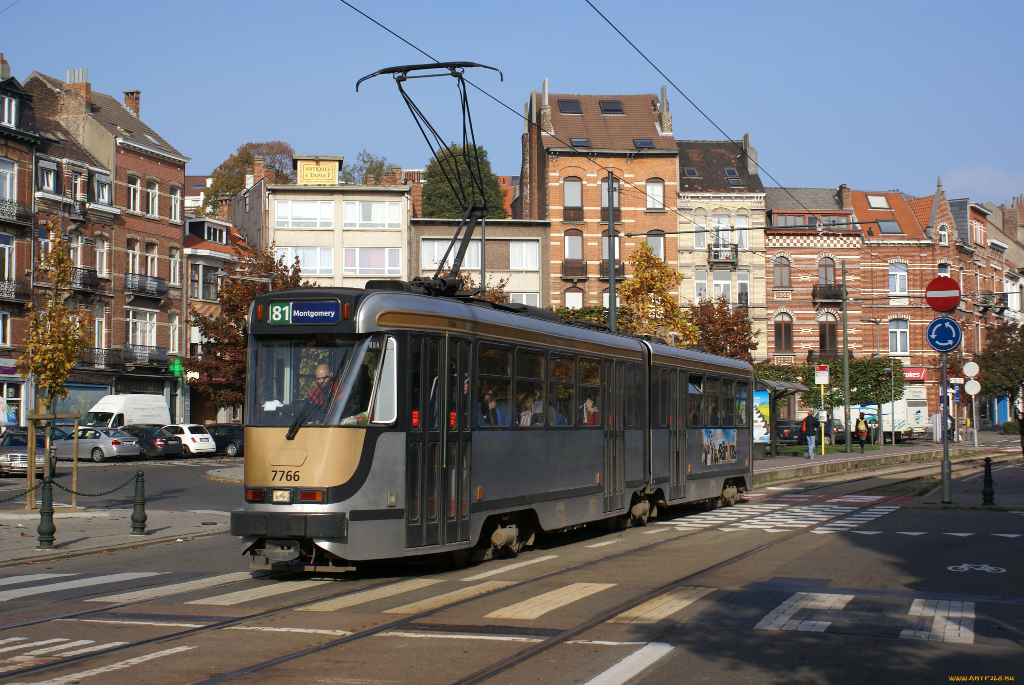 техника, трамваи, трамвай, город, рельсы