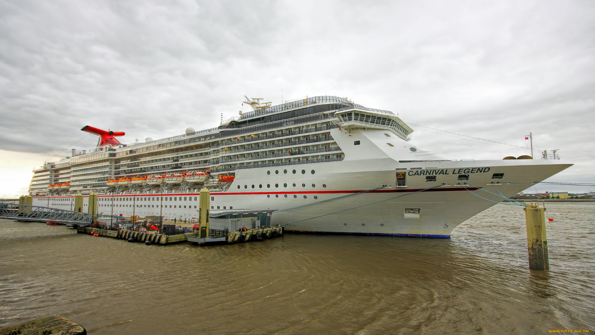 carnival, legend, корабли, лайнеры, океанский, лайнер, причал, круиз