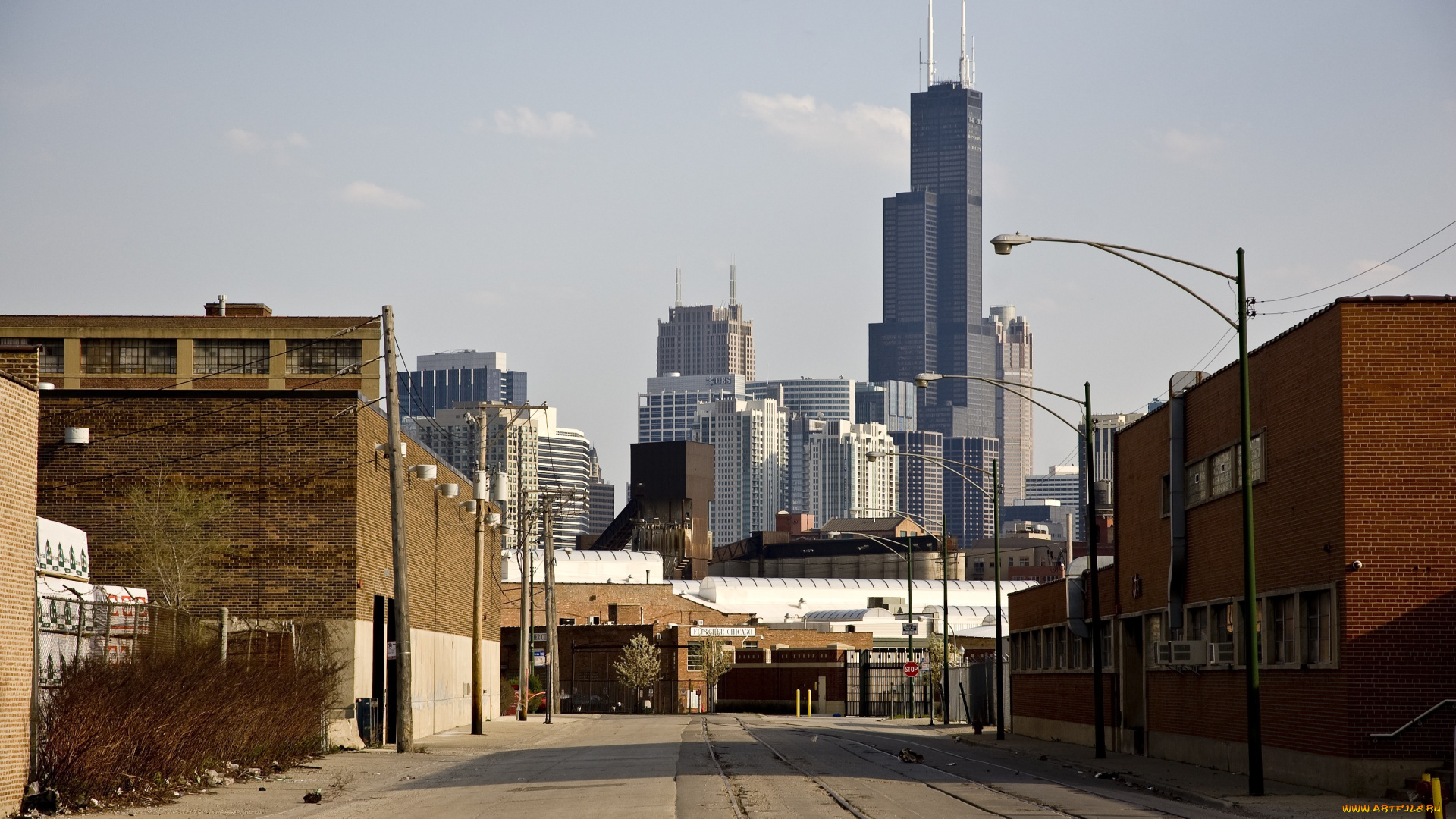 города, Чикаго, , сша, здания, америка, чикаго, chicago, дорога, высотки, небоскребы