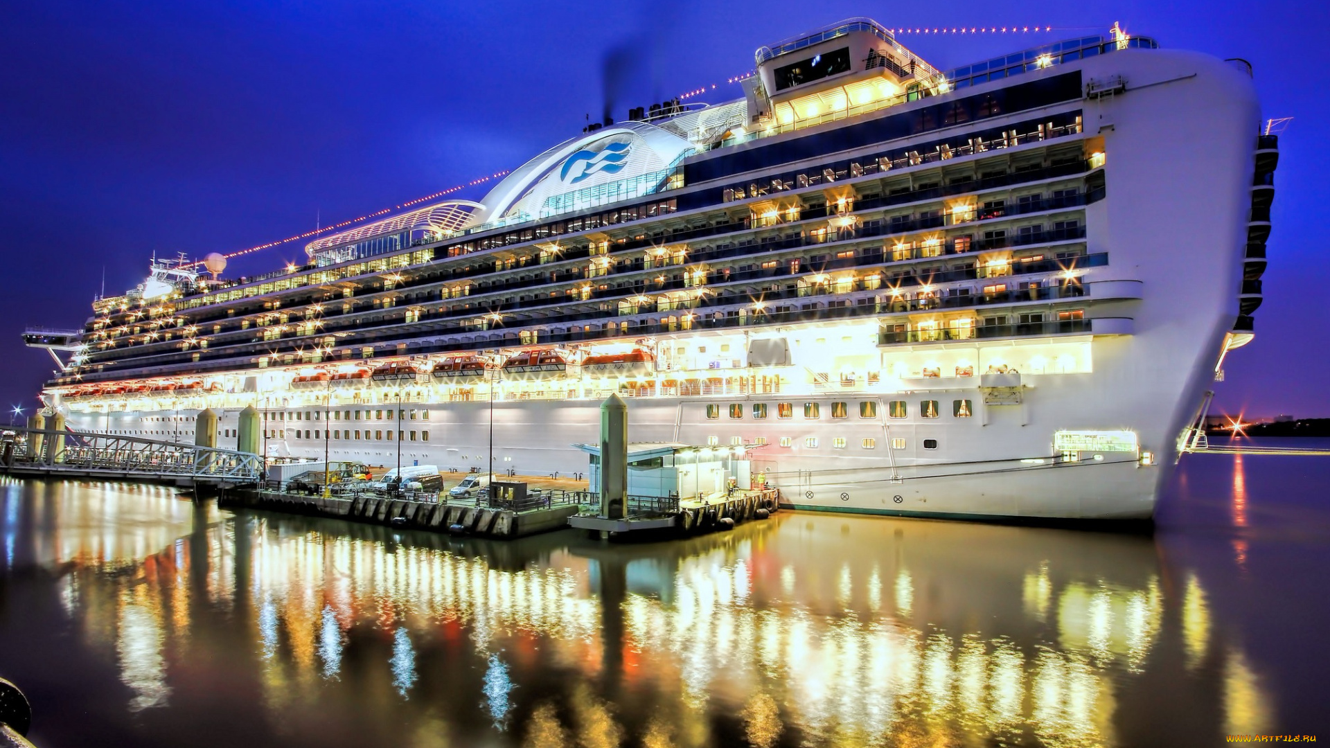 ruby, princess, корабли, лайнеры, океанский, лайнер, причал, круиз