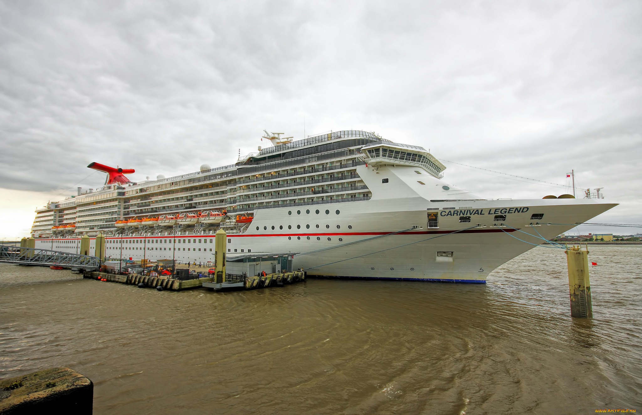 carnival, legend, корабли, лайнеры, океанский, лайнер, причал, круиз