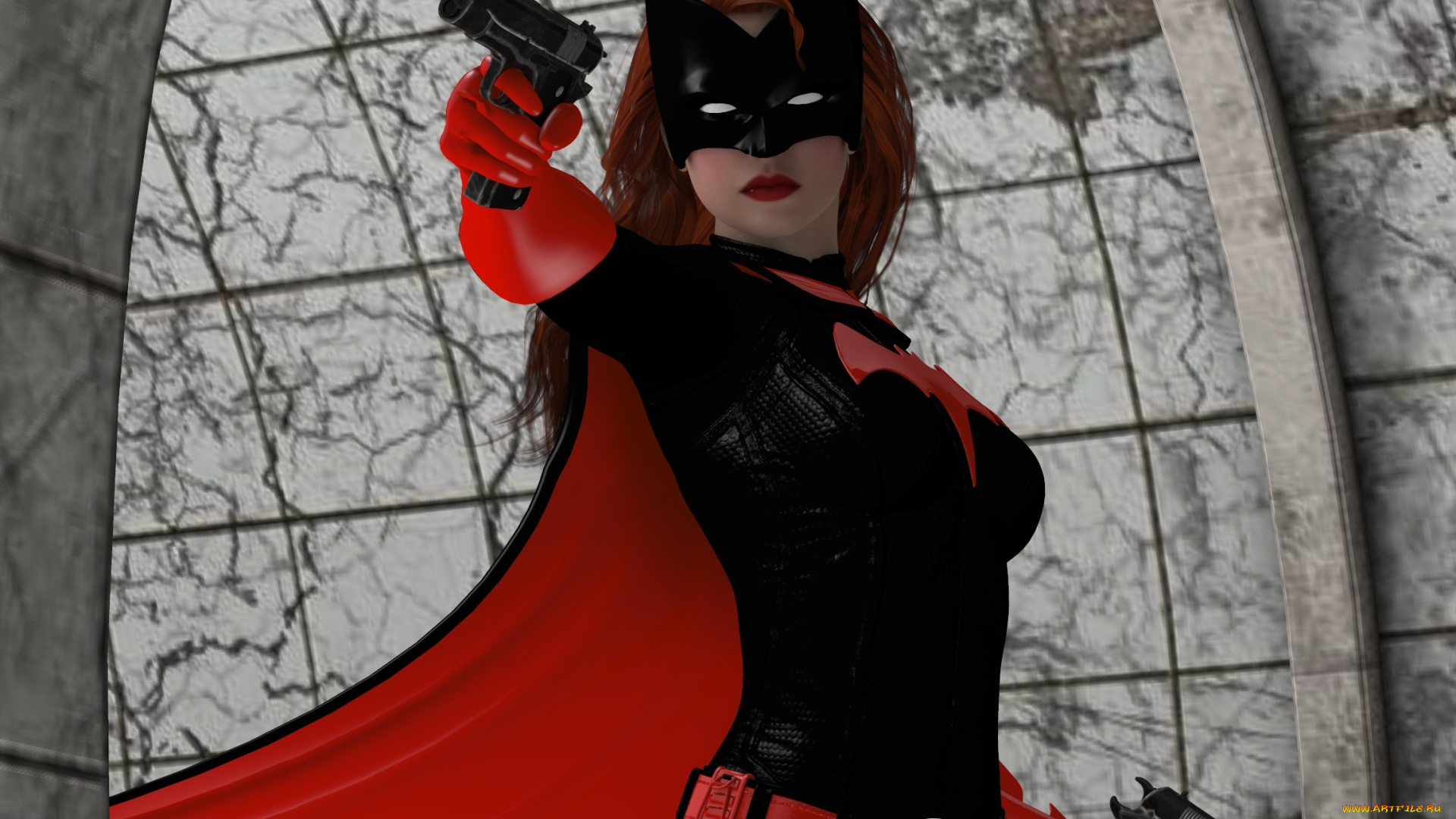 3д, графика, фантазия, , fantasy, фон, взгляд, девушка