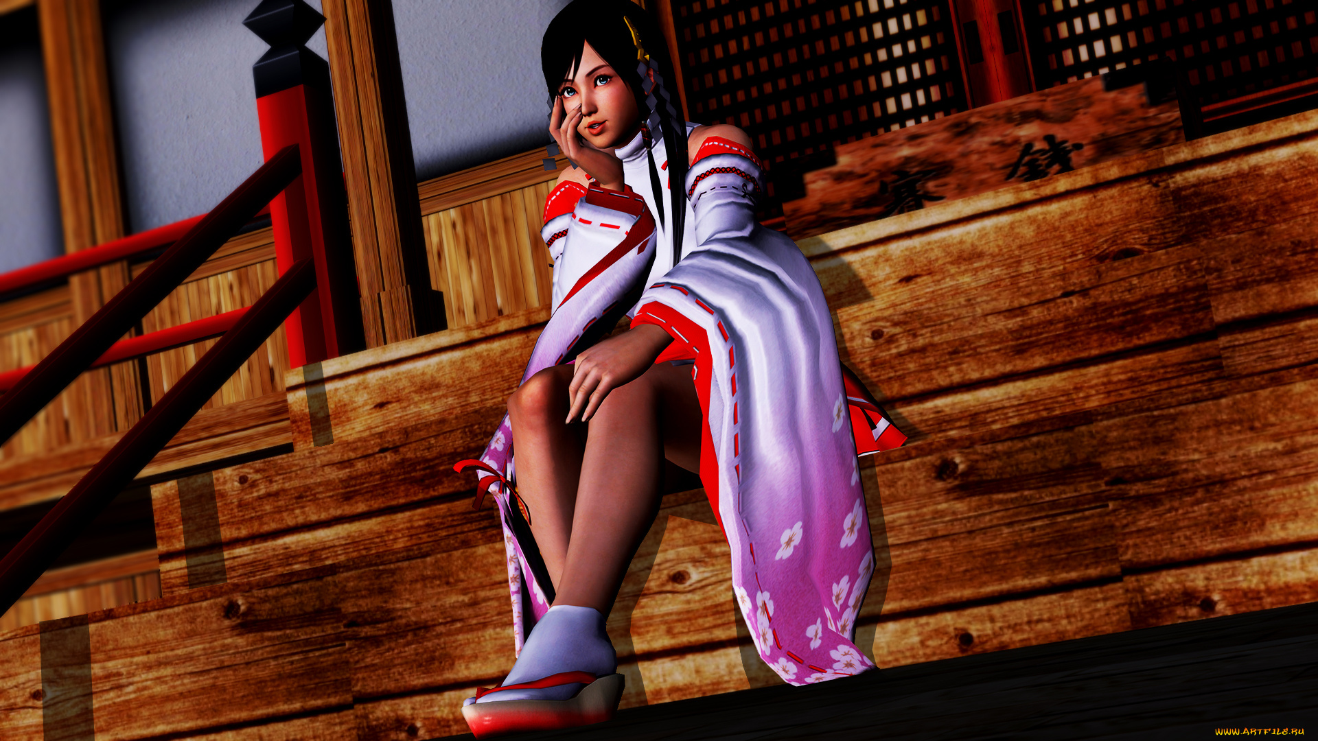 3д, графика, фантазия, , fantasy, фон, взгляд, девушка