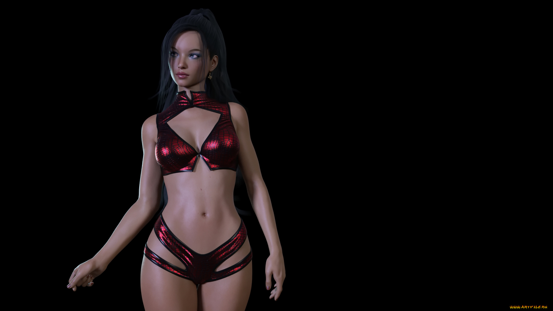 3д, графика, люди, , people, взгляд, девушка, фон