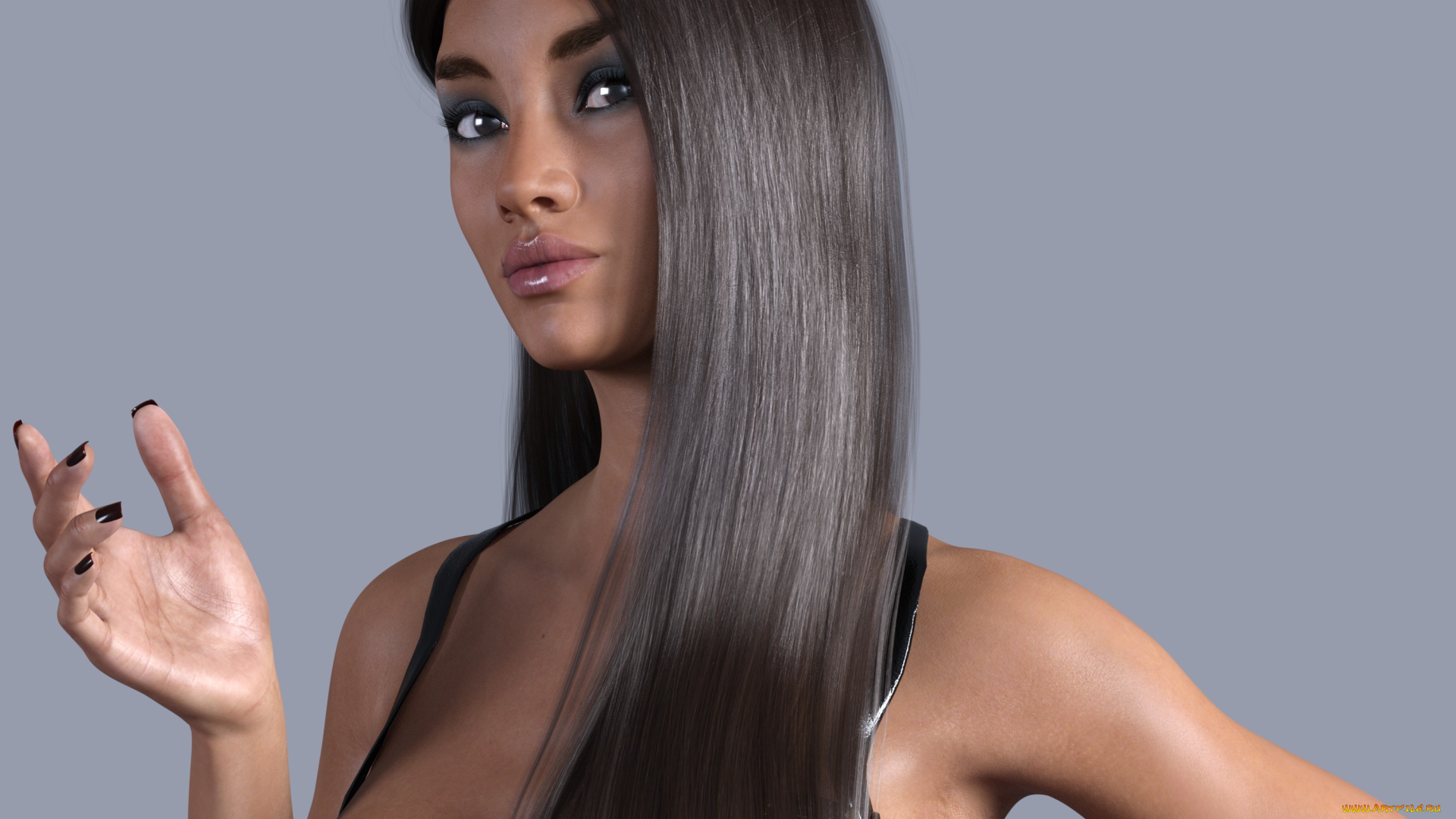 3д, графика, люди, , people, взгляд, девушка, фон