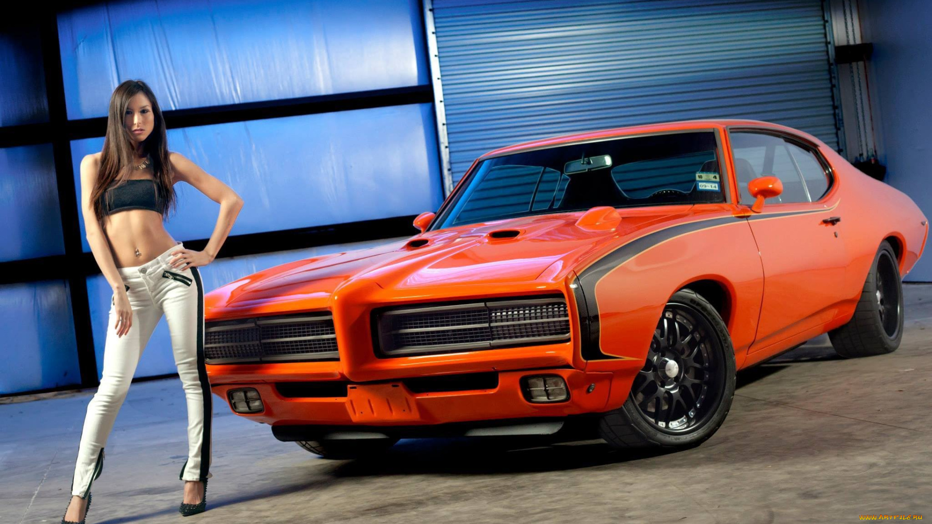 автомобили, -авто, с, девушками, pontiac