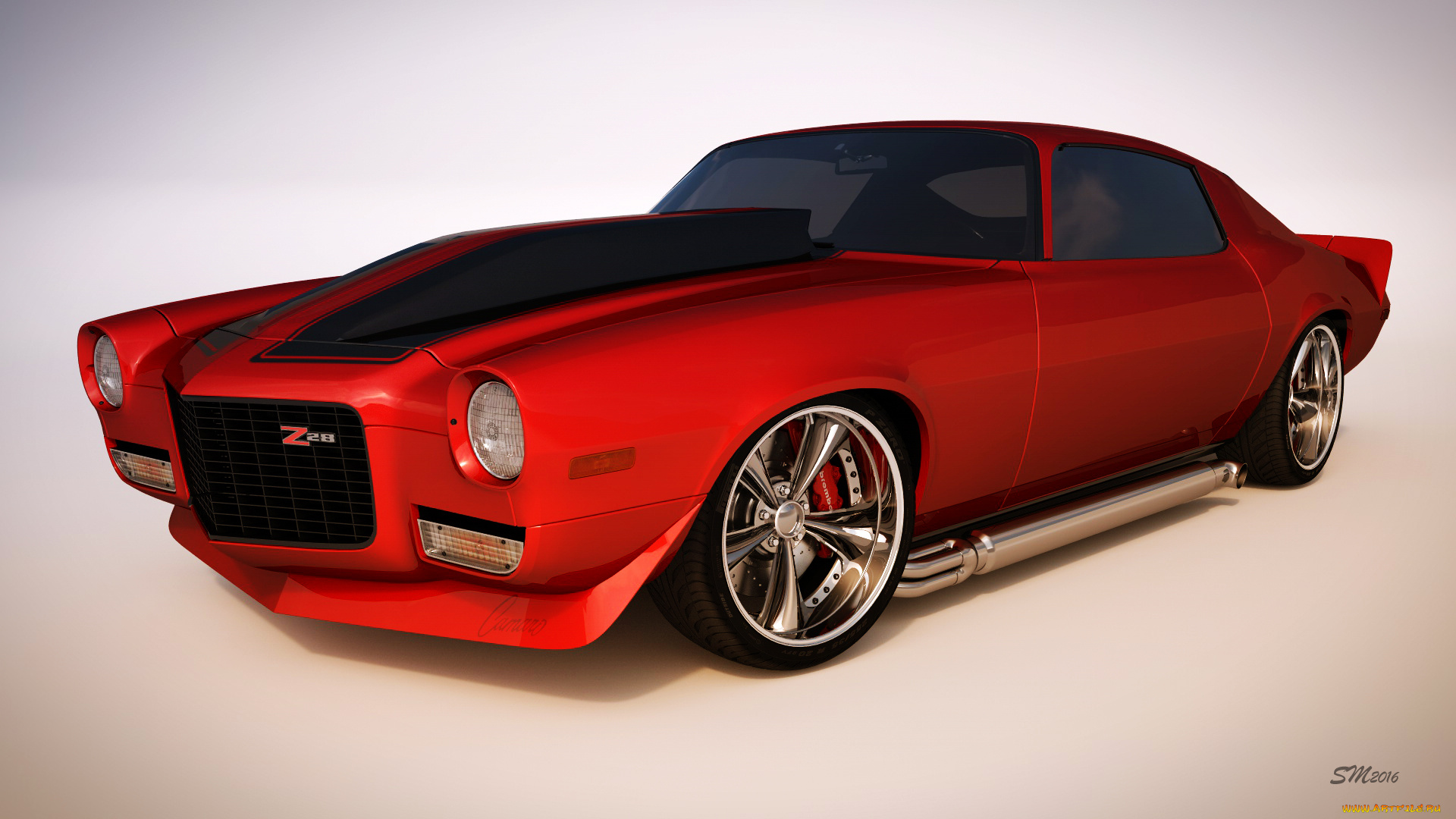 автомобили, 3д, фон, автомобиль