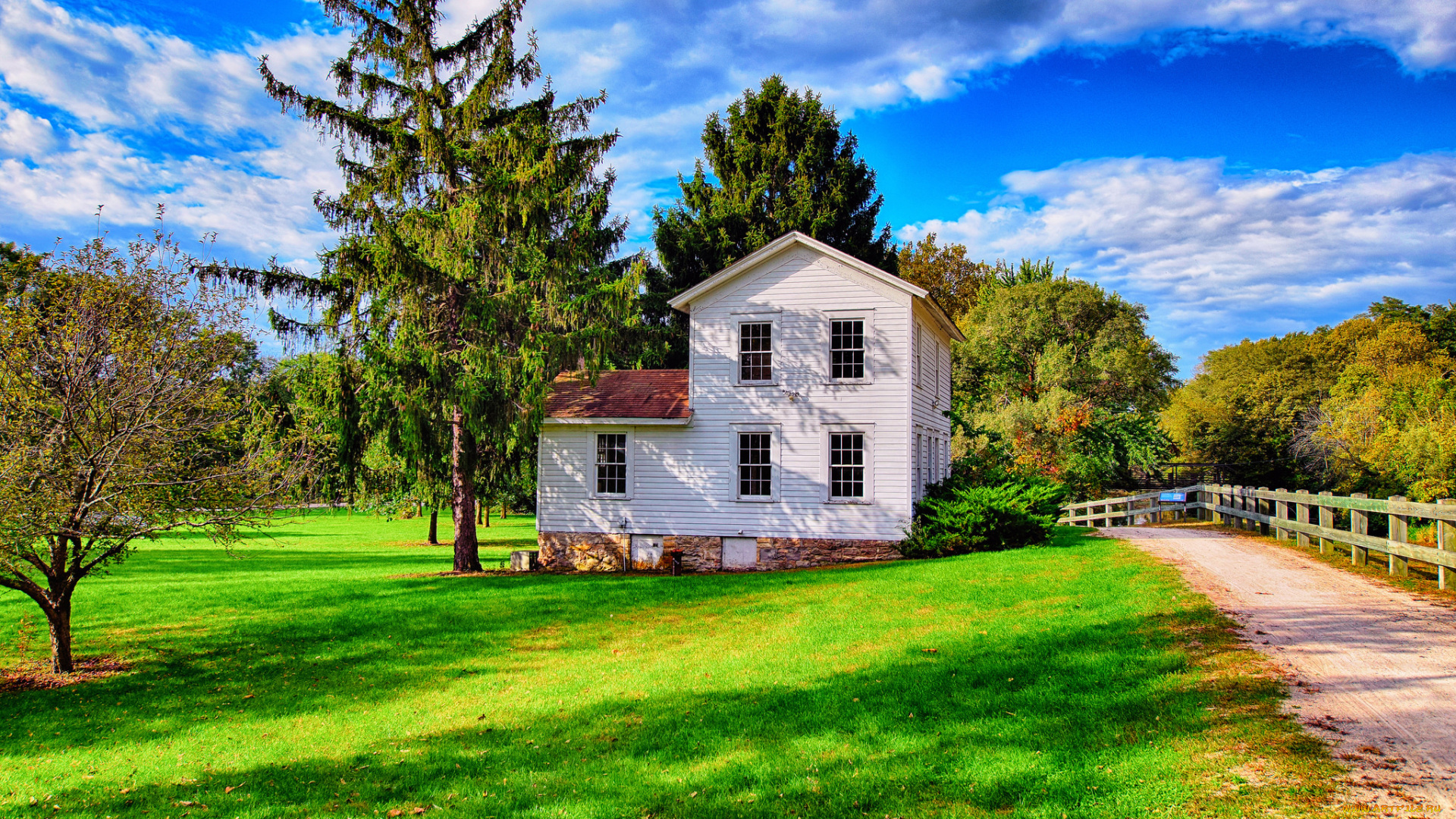 города, -, здания, , дома, загородный, дом