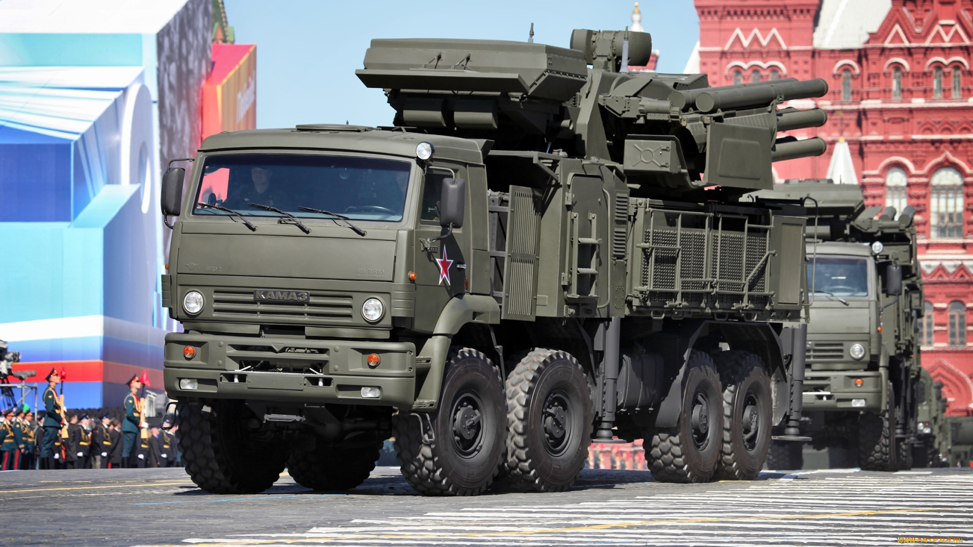 техника, военная, техника, парад, победы, 9, мая, зрпк, ракетно-пушечный, панцирь-с1, комплекс, красная, площадь, sa-22, greyhound, зенитный, россия