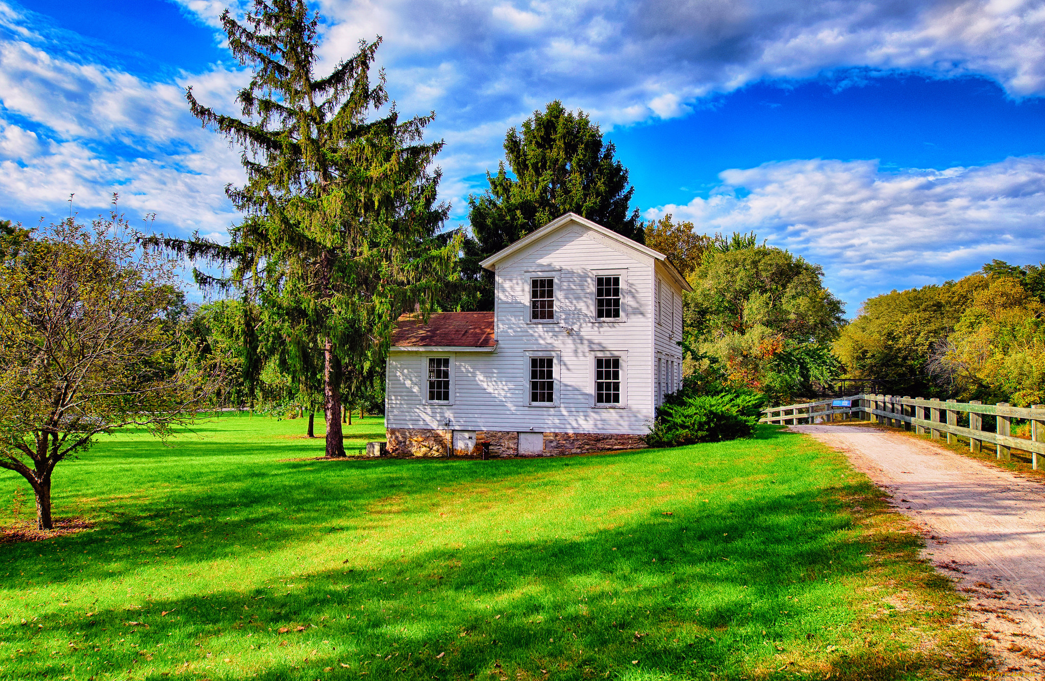 города, -, здания, , дома, загородный, дом