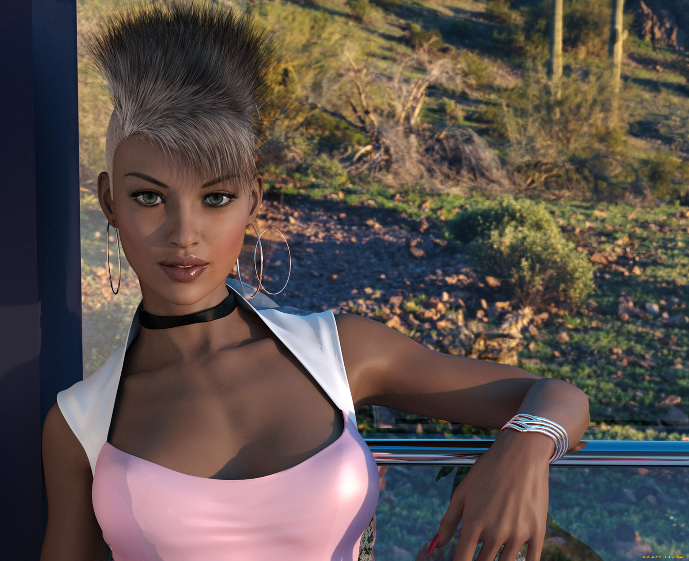 3д, графика, портрет, , portraits, взгляд, фон, девушка