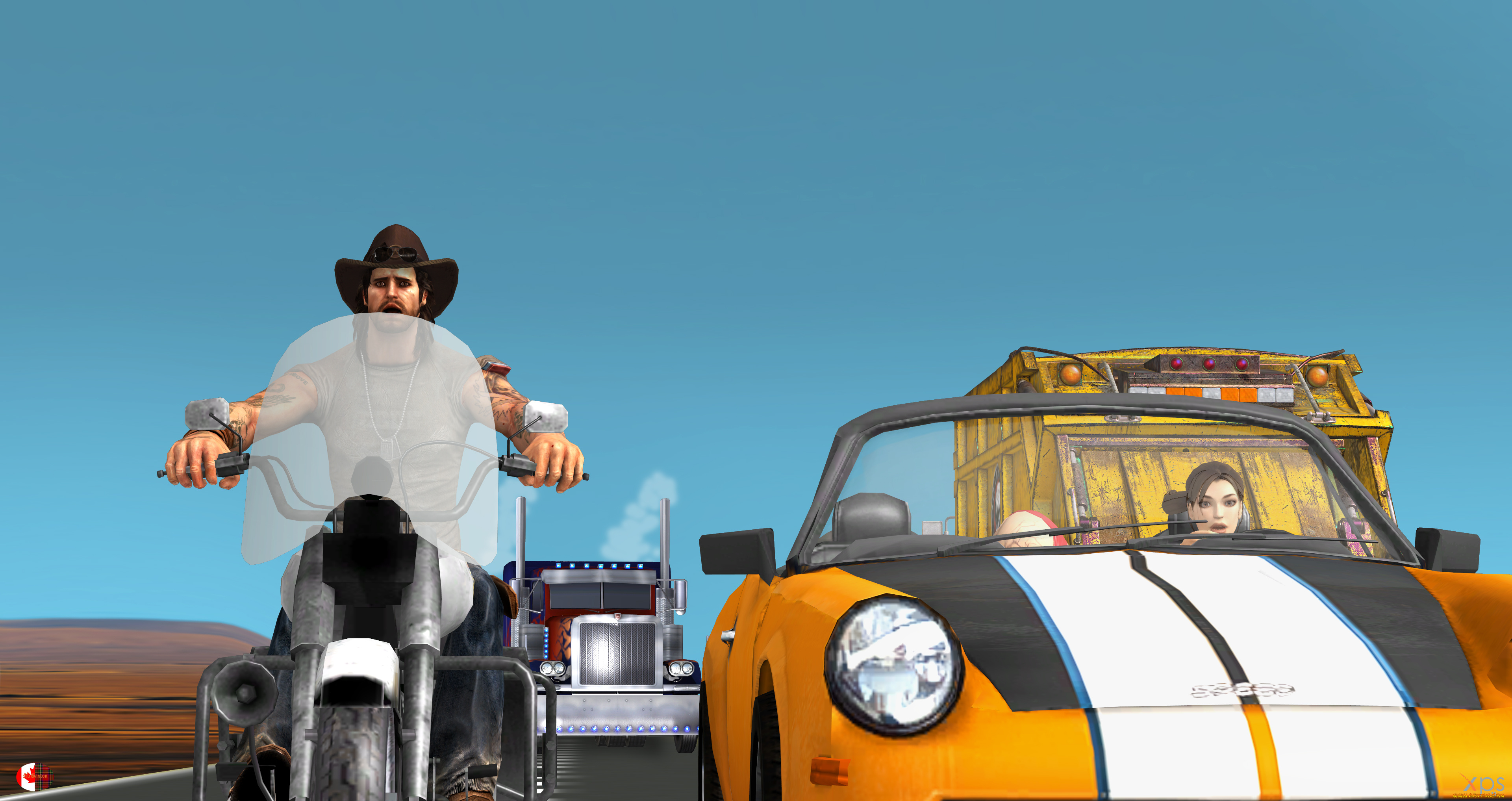 3д, графика, люди-авто, мото, , people-, car, , , moto, взгляд, девушки, фон, автомобиль