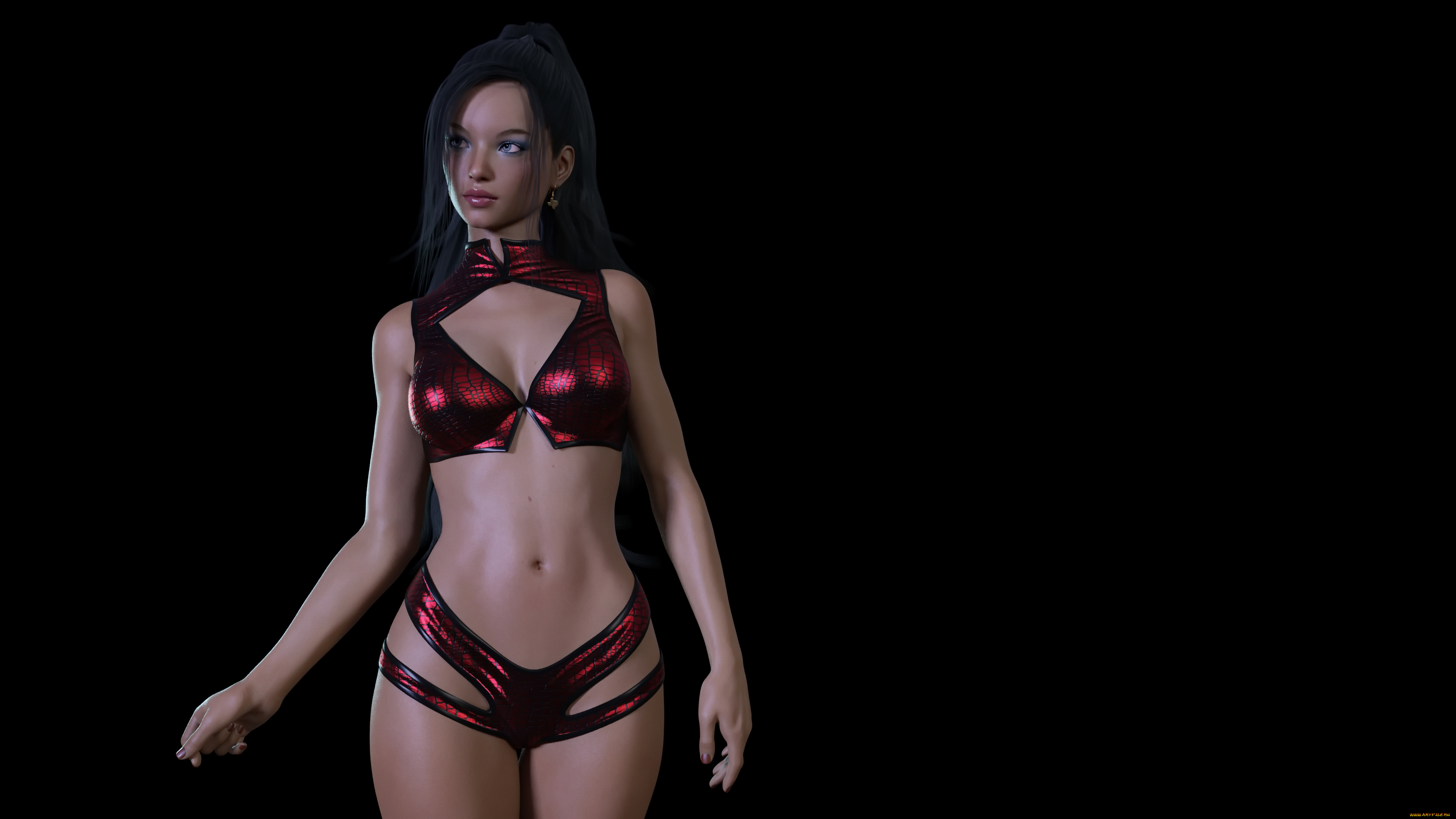 3д, графика, люди, , people, взгляд, девушка, фон