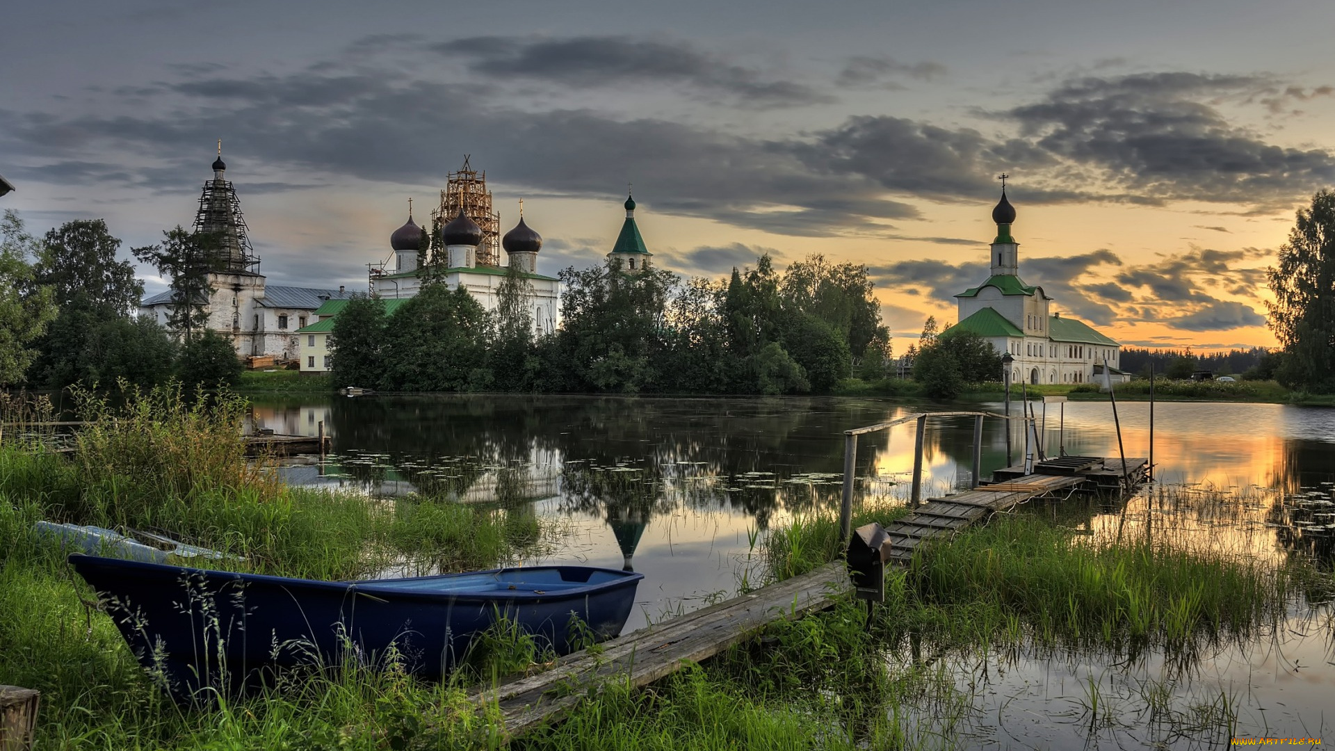корабли, лодки, , шлюпки, свято-троицкий, антониево-сийский, мужской, монастырь, архангельская, область