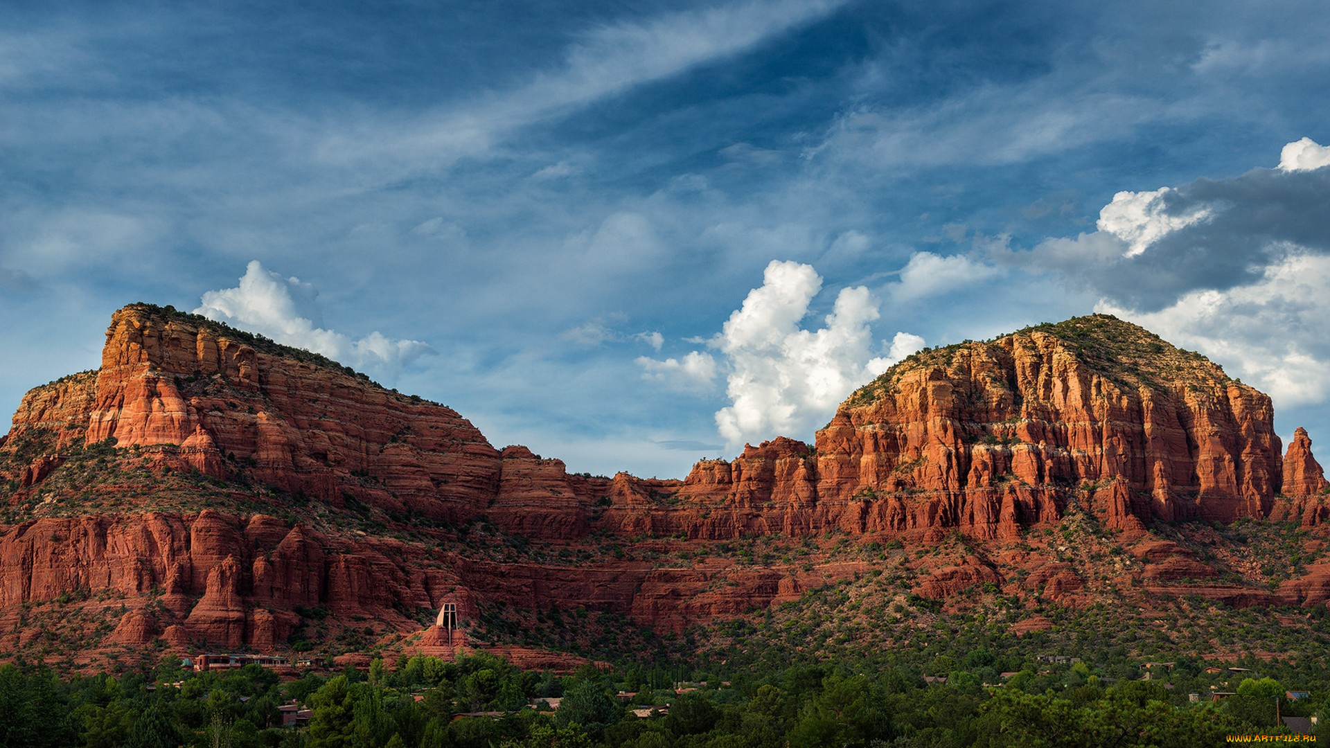 природа, горы, простор