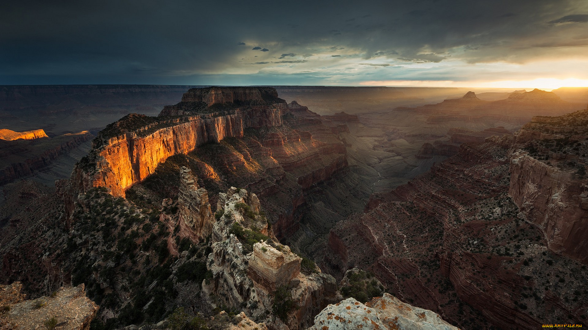 природа, горы, простор