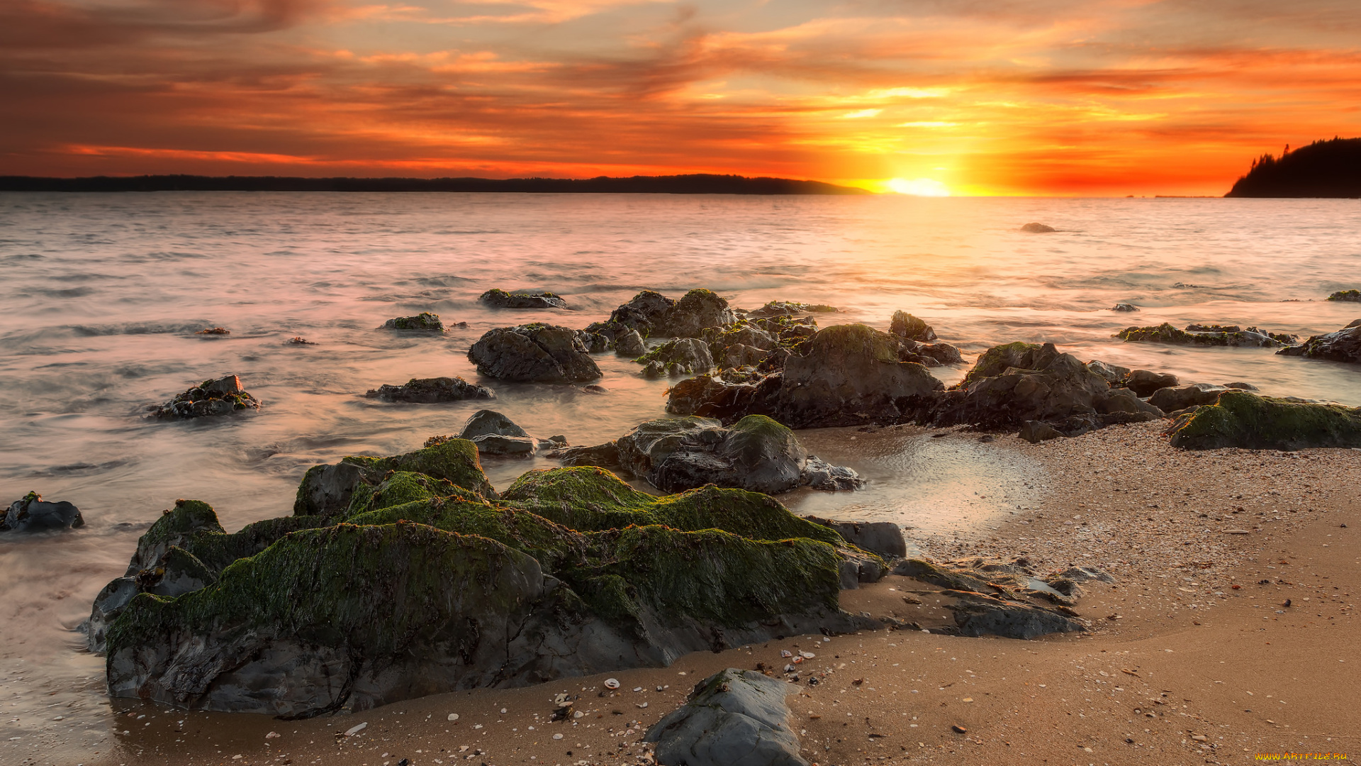 природа, восходы, закаты, простор