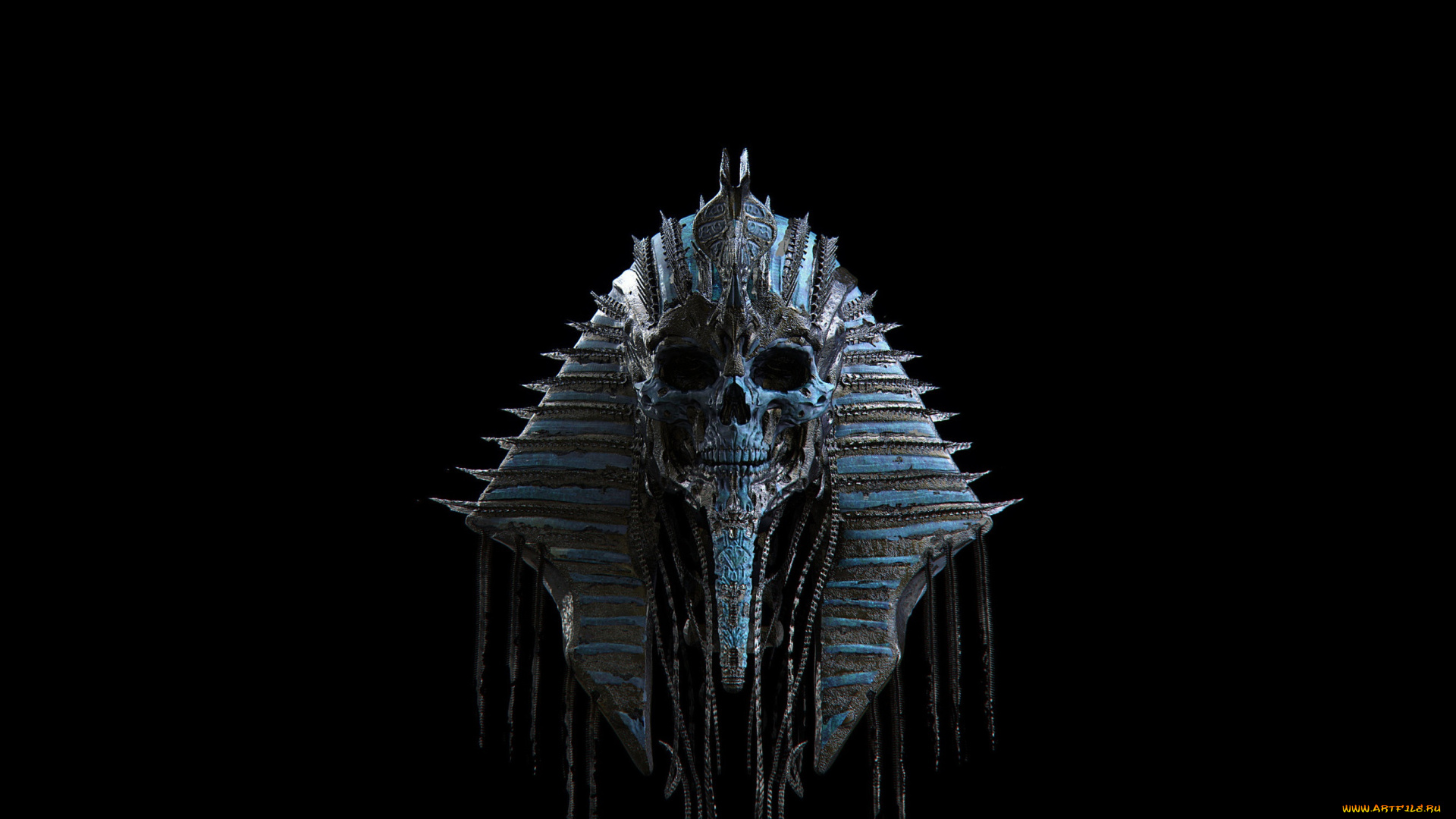 рисованное, минимализм, череп, египет, смерть