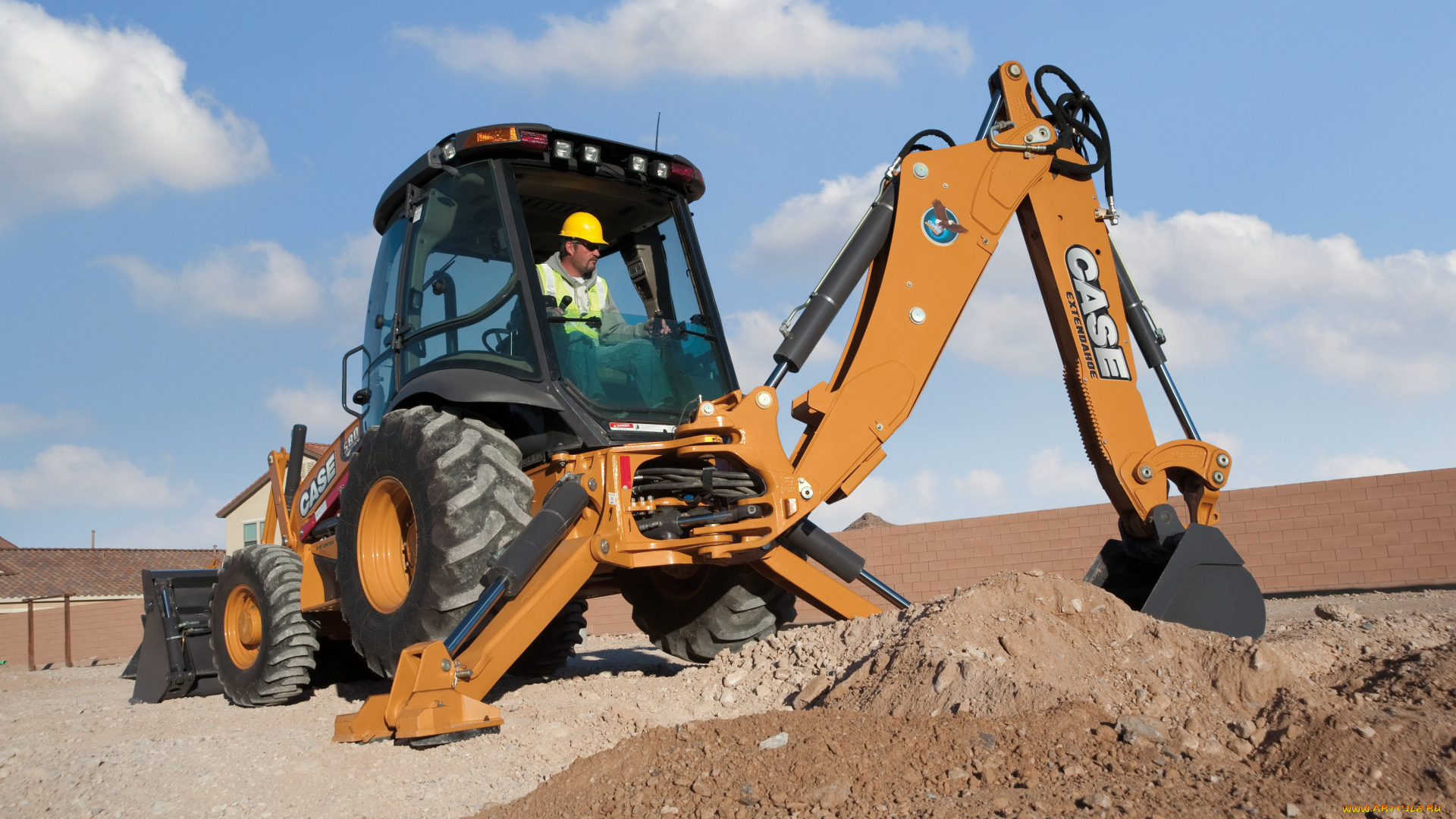 техника, экскаваторы, case