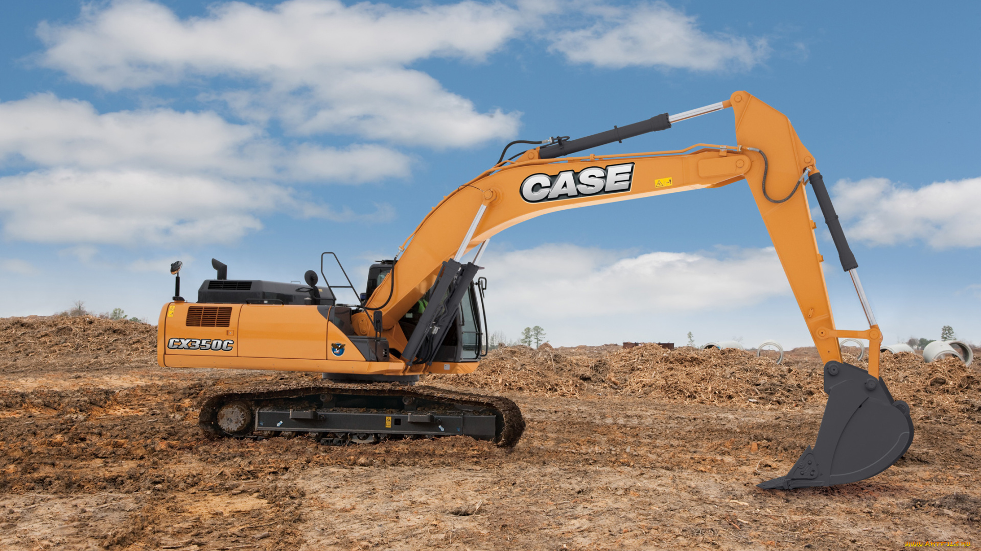 техника, экскаваторы, case