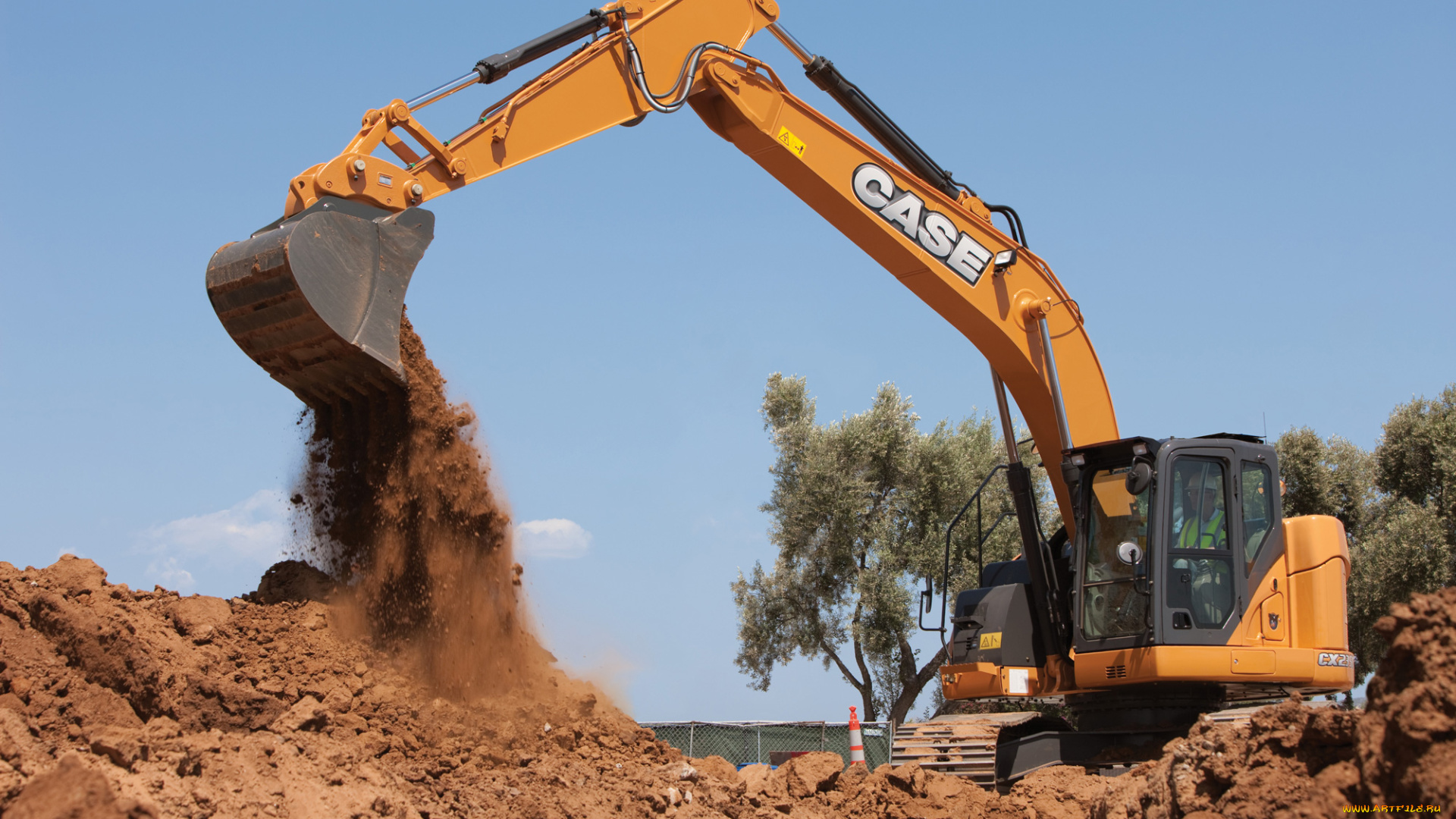 техника, экскаваторы, case