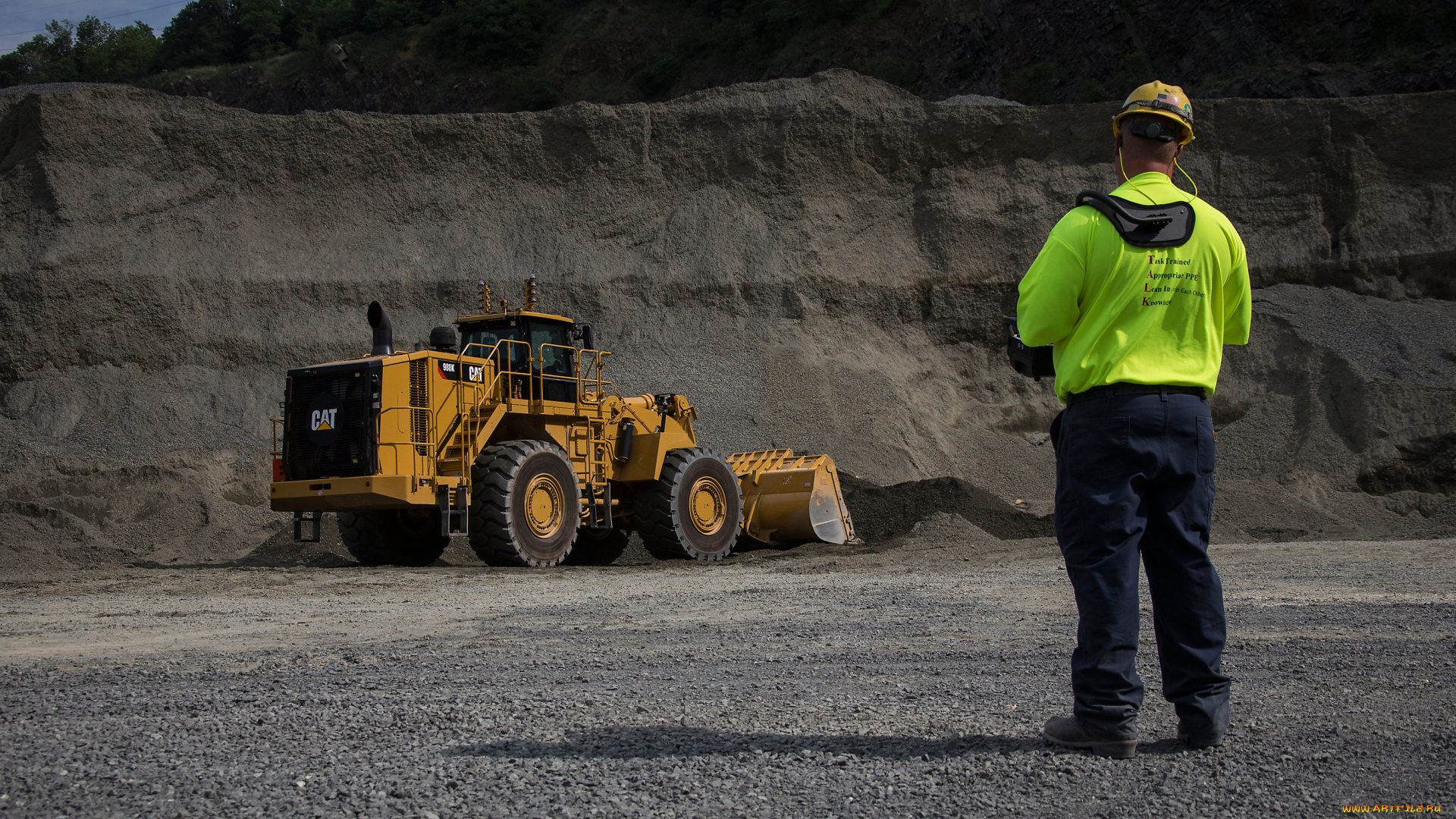 техника, фронтальные, погрузчики, caterpillar