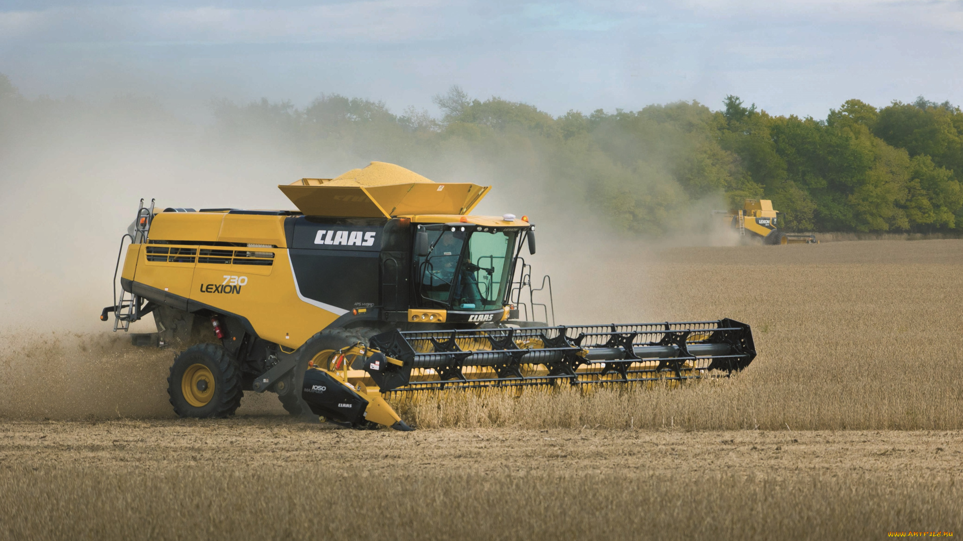 техника, комбайны, claas