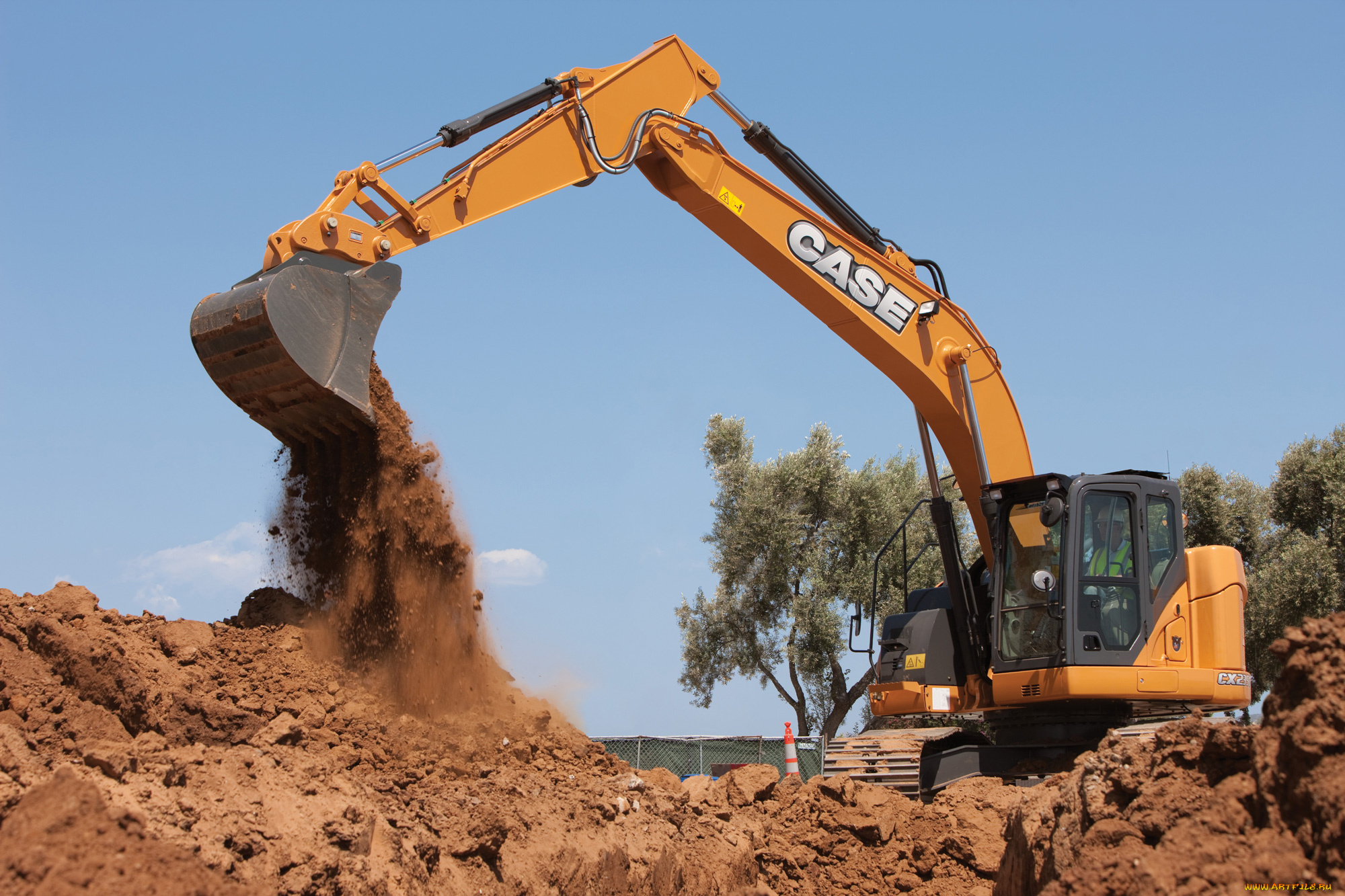 техника, экскаваторы, case