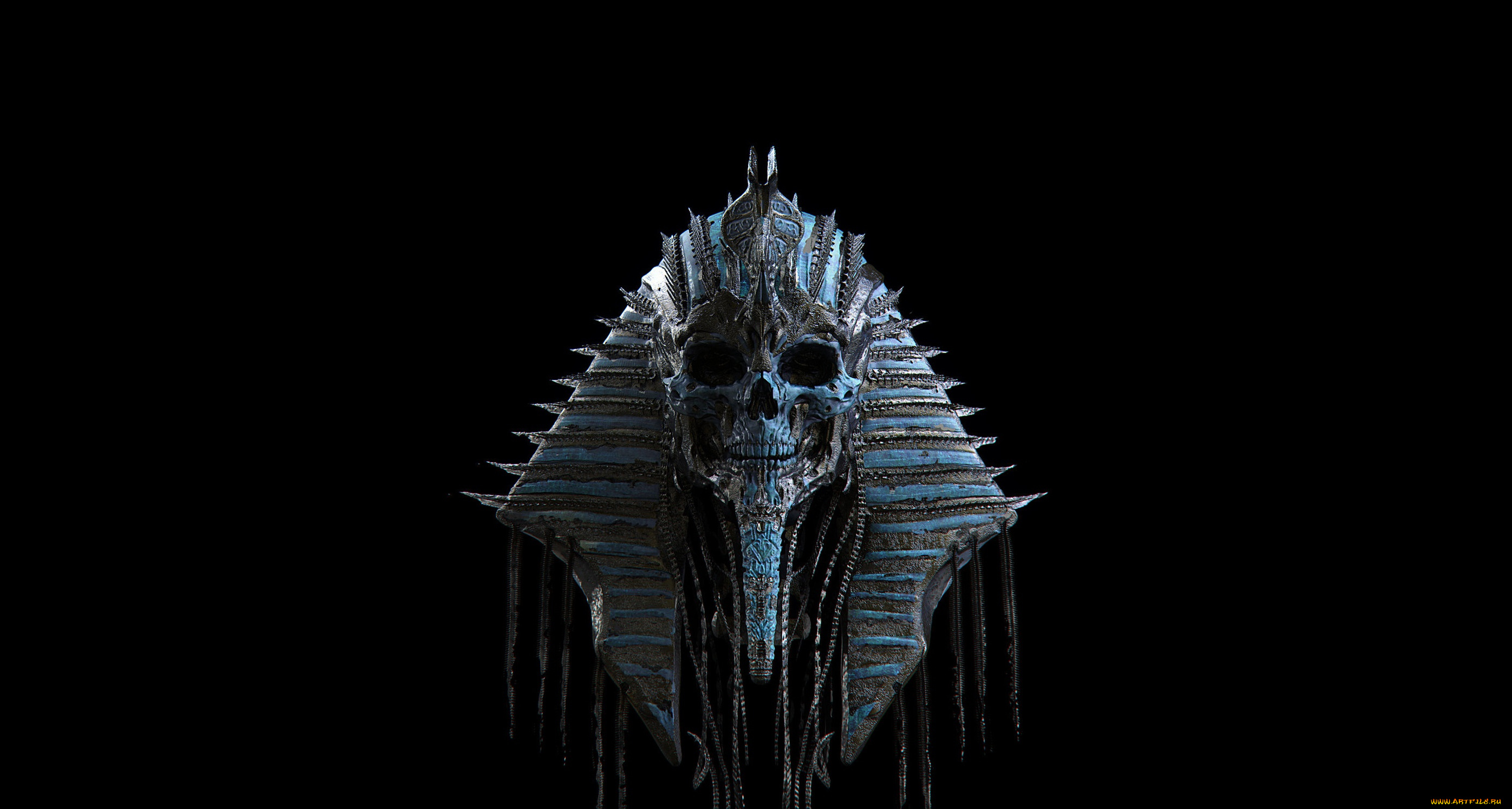 рисованное, минимализм, череп, египет, смерть