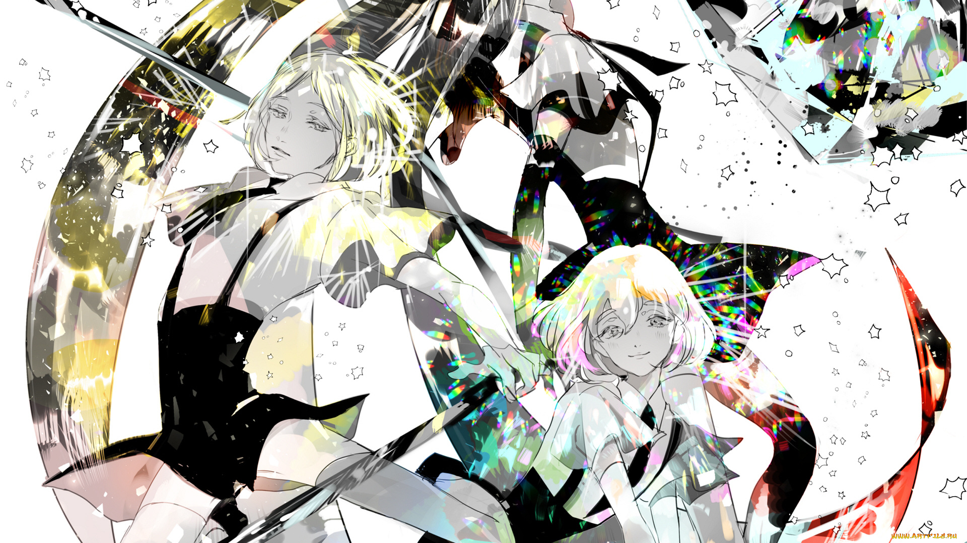 аниме, houseki, no, kuni, страна, самоцветов