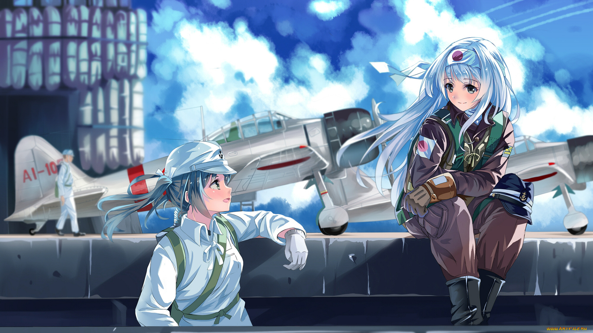 аниме, kantai, collection, девушки