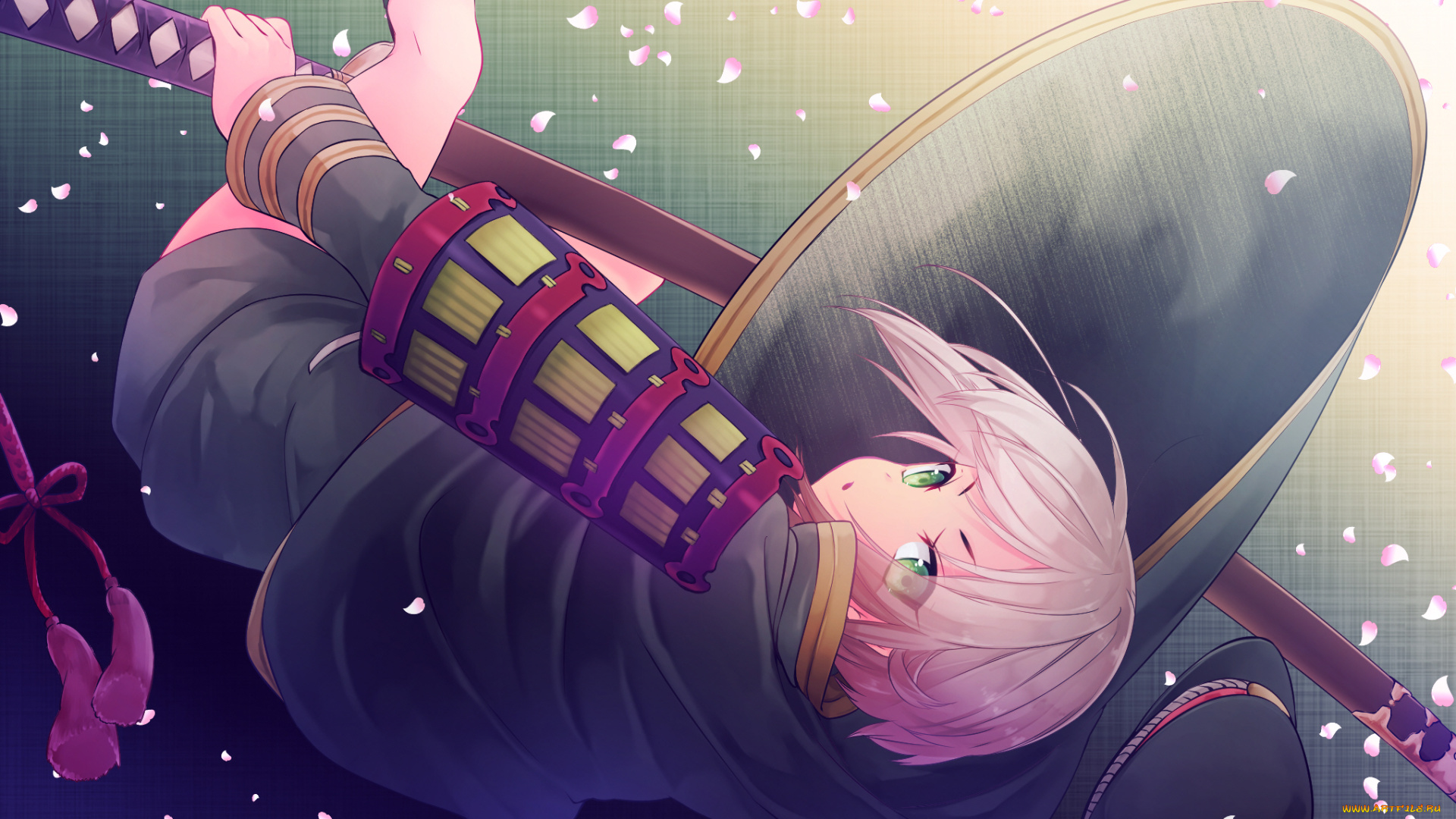 аниме, touken, ranbu, девушка