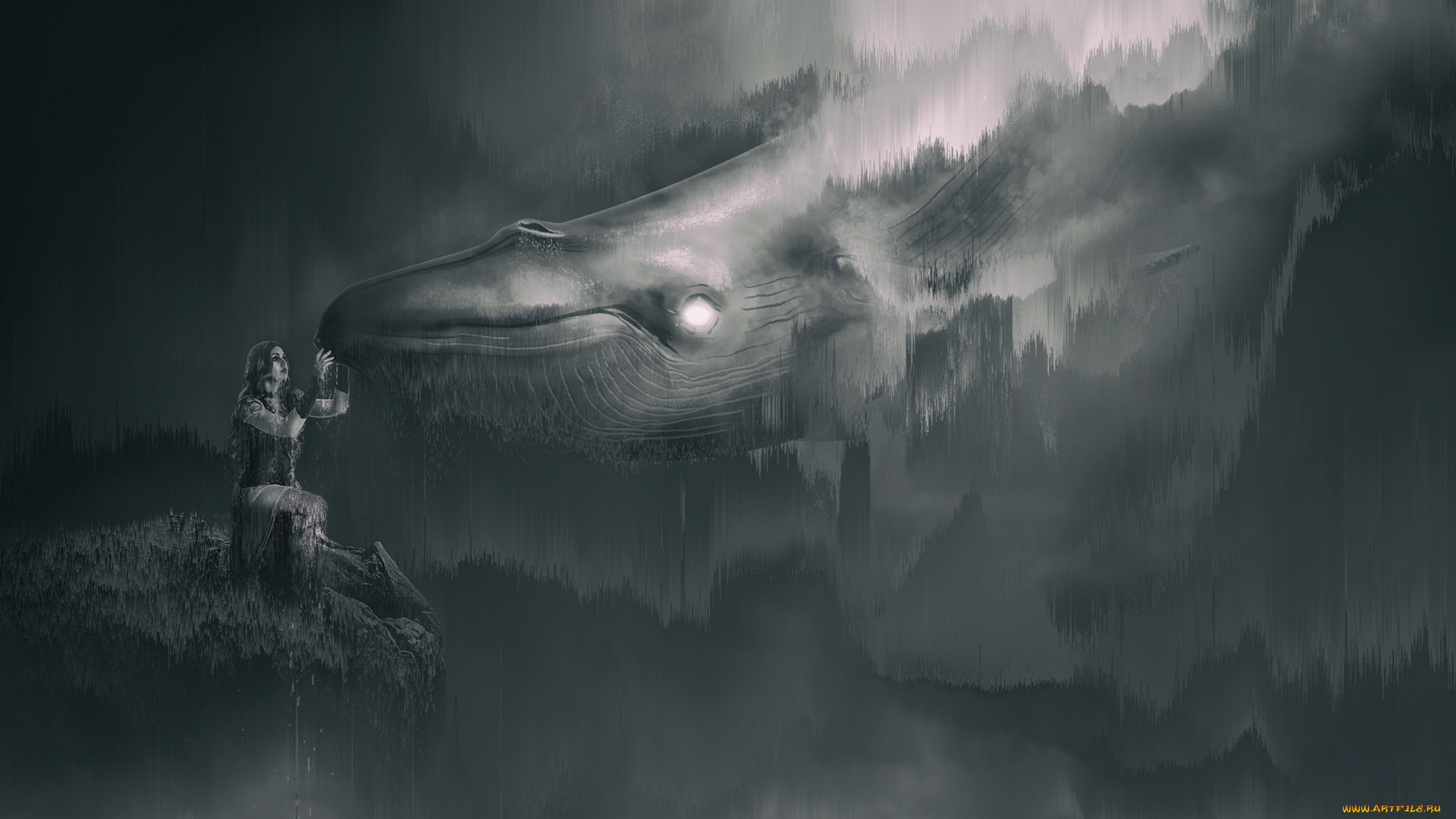 фэнтези, красавицы, и, чудовища, девушка