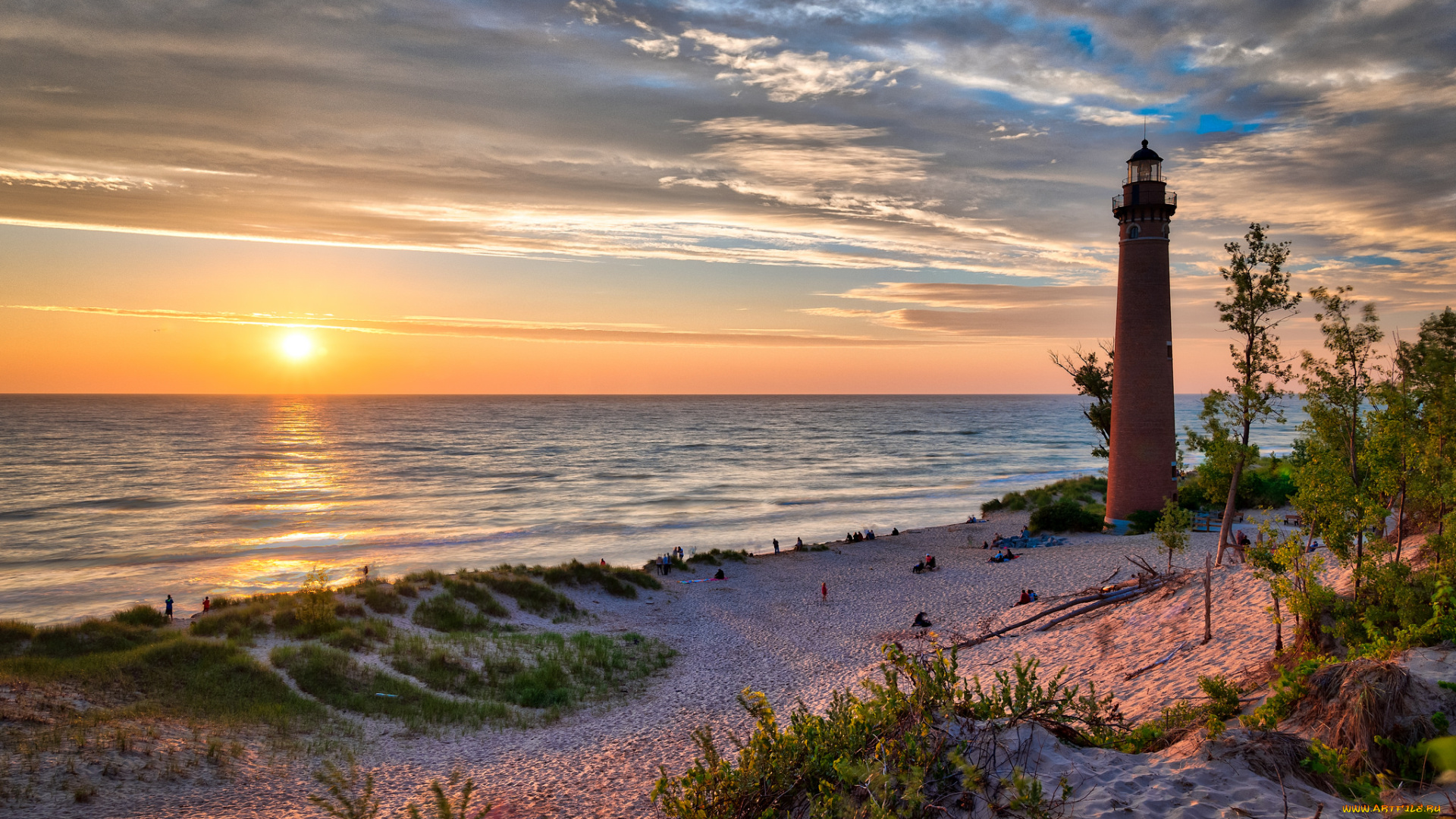 природа, восходы, закаты, простор