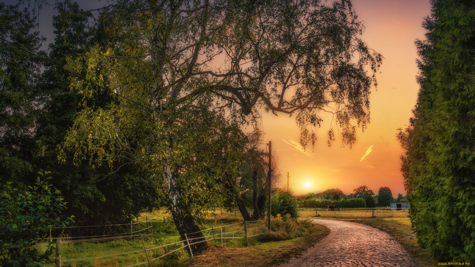 природа, восходы, закаты, простор