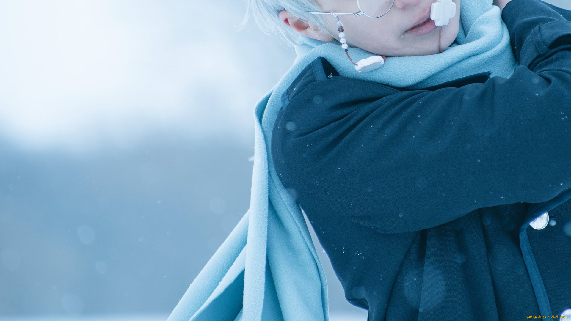 разное, cosplay, , косплей, шарф, очки, парень