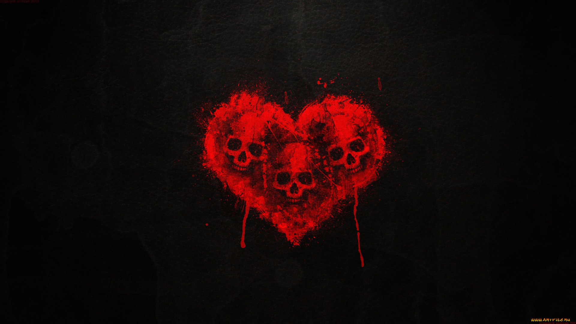 рисованное, минимализм, черепа